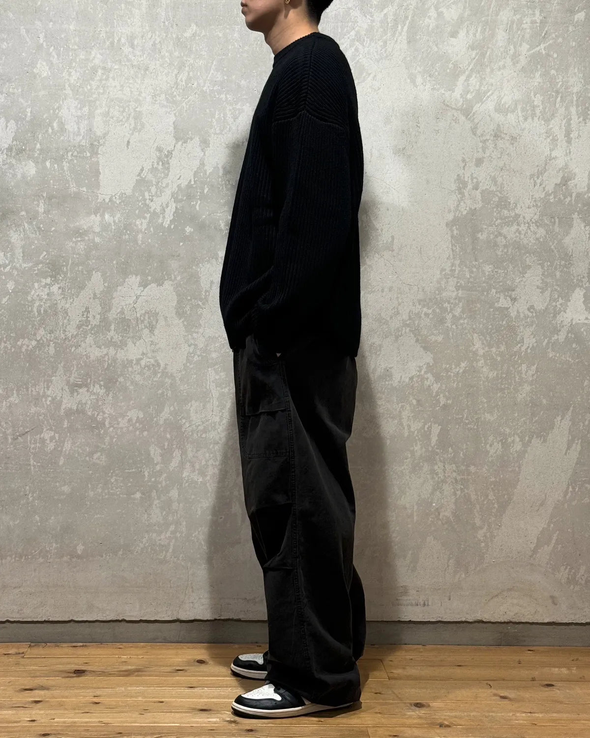 entire studios / OVERSIZE KNIT CREWNECK (UNU-25-11065)