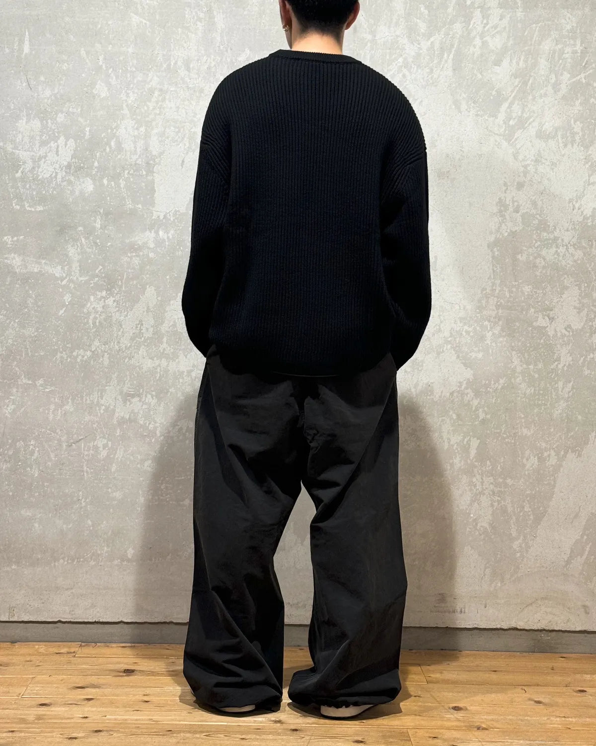 entire studios / OVERSIZE KNIT CREWNECK (UNU-25-11065)