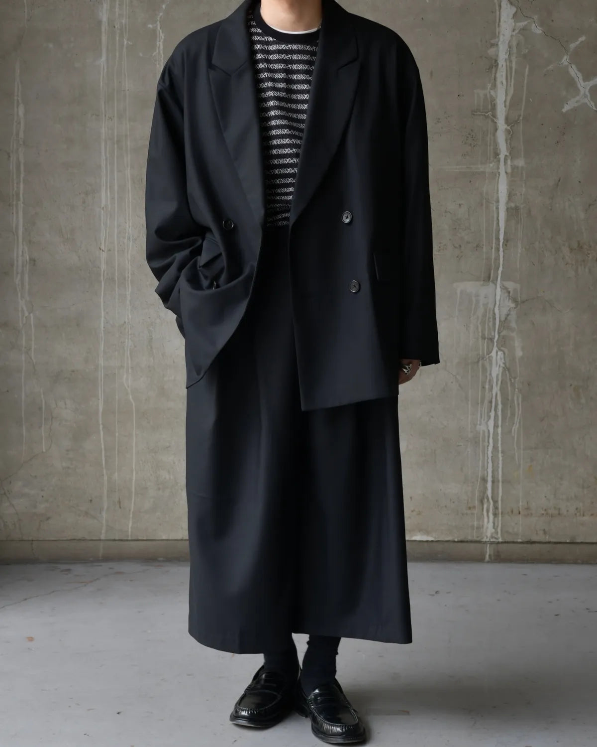 COOTIE PRODUCTIONS® / T/W Twill Double Breasted Jacket (CTE-26S203)