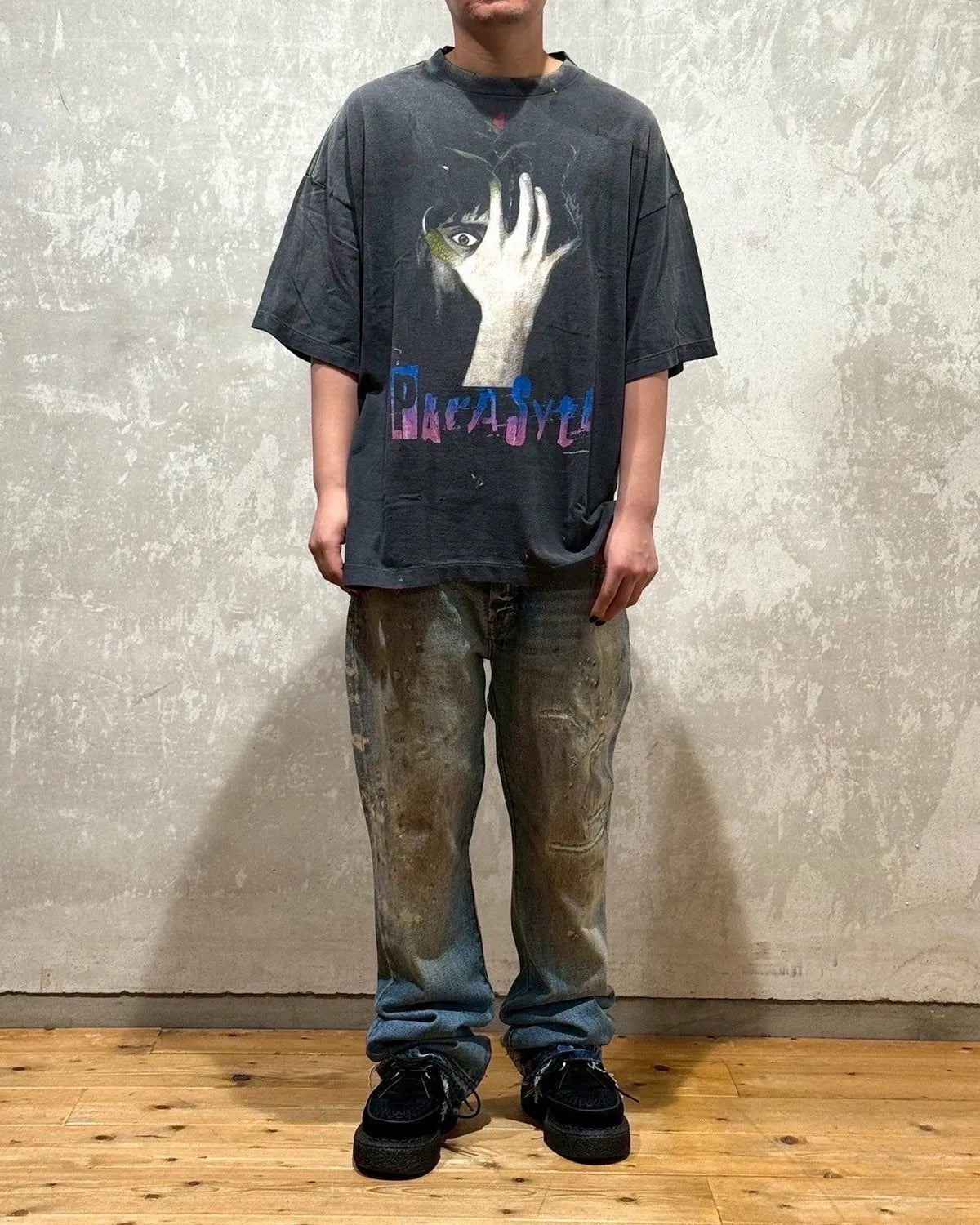 ©︎SAINT Mxxxxxx × 寄生獣 / KJ_SS TEE -寄生獣-parasyte- (SM-HR1-0000-C26)
