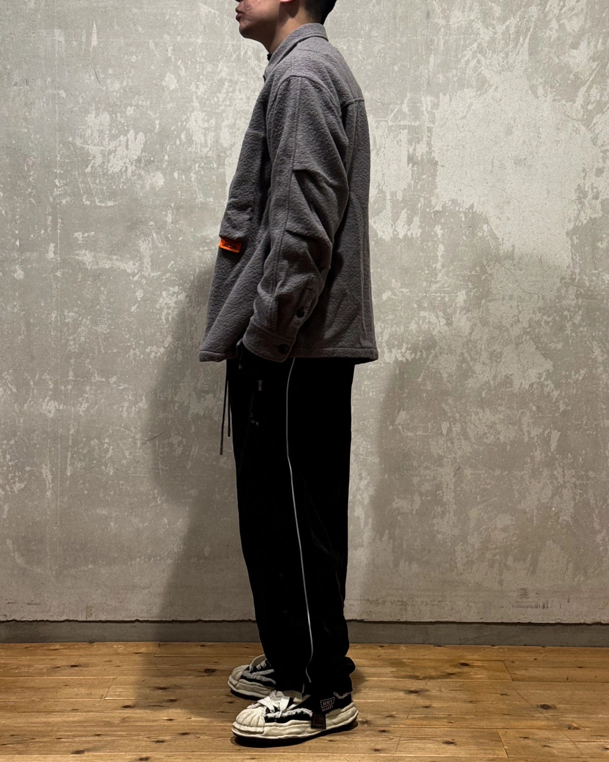 ALWAYS OUT OF STOCK / TWEED-LIKE UTILITY JACKET (HA-025202108)