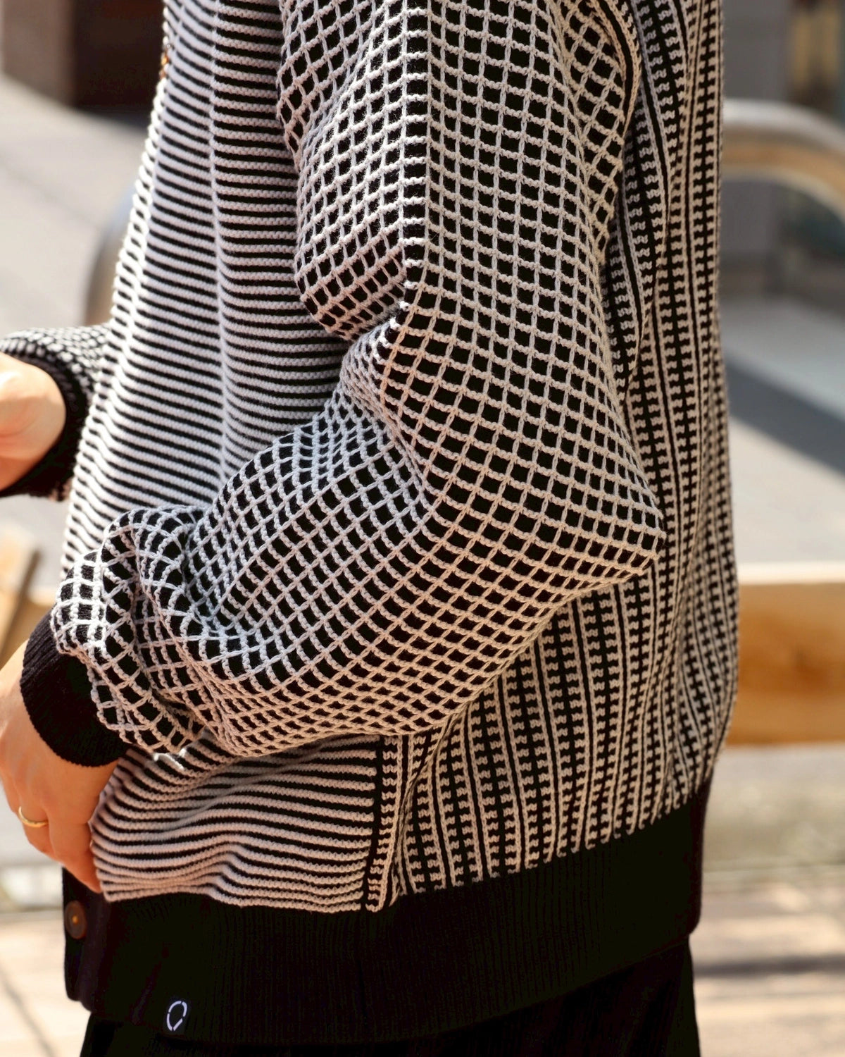 PHINGERIN / MULTI KNIT SHIRT JACKET (PD-252-KN-121)