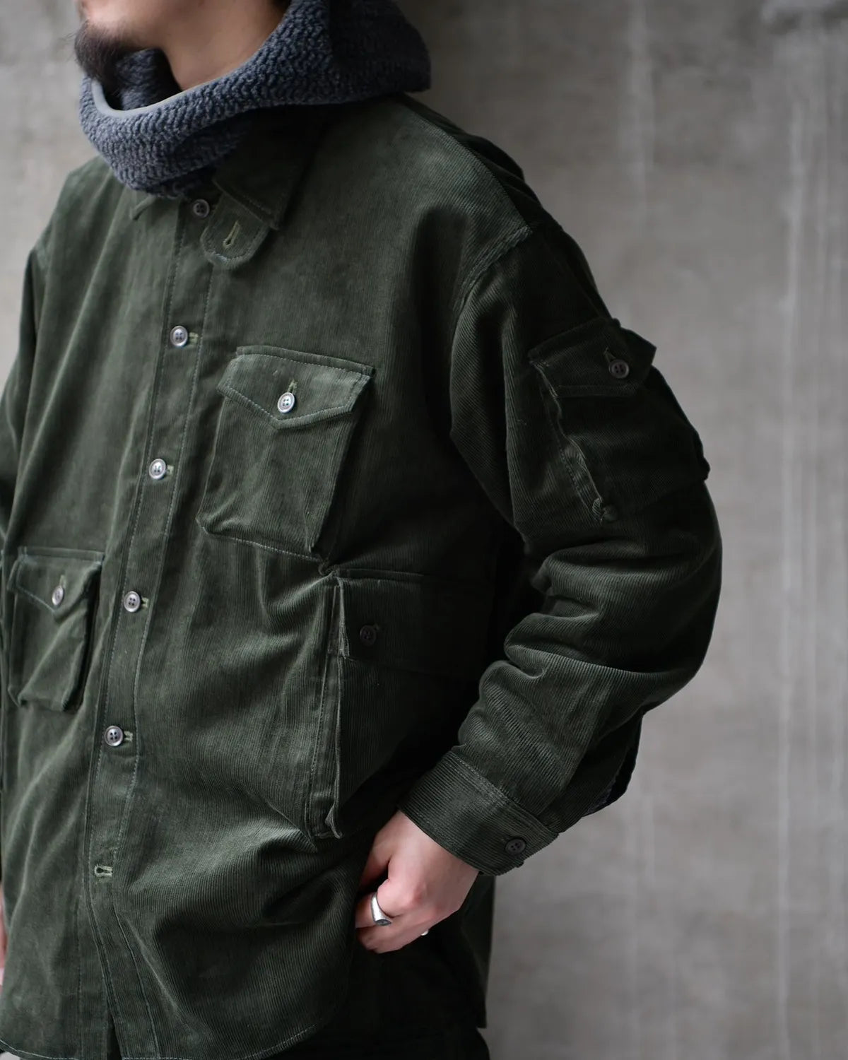 MODMNT / CORDUROY UTILITY CPO SHIRT (M2520-1I016F)