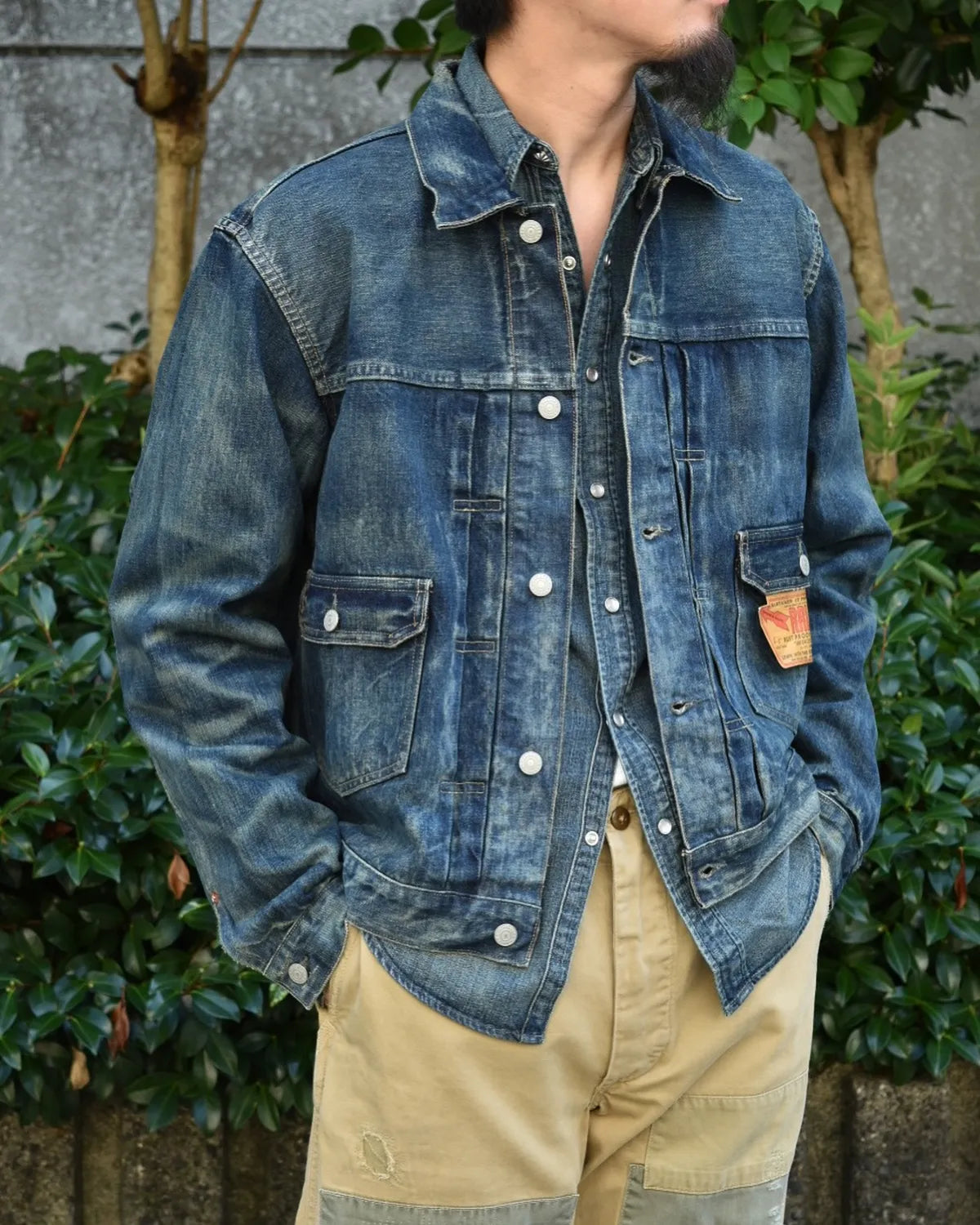 RRL / ウエストビュー デニム トラッカー ジャケット (MNRROTW16020151)