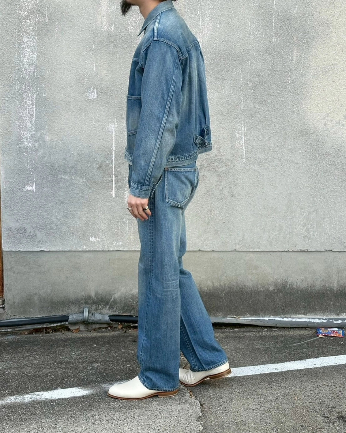 A.PRESSE / No.2 Washed Denim Pants (AP-4008)