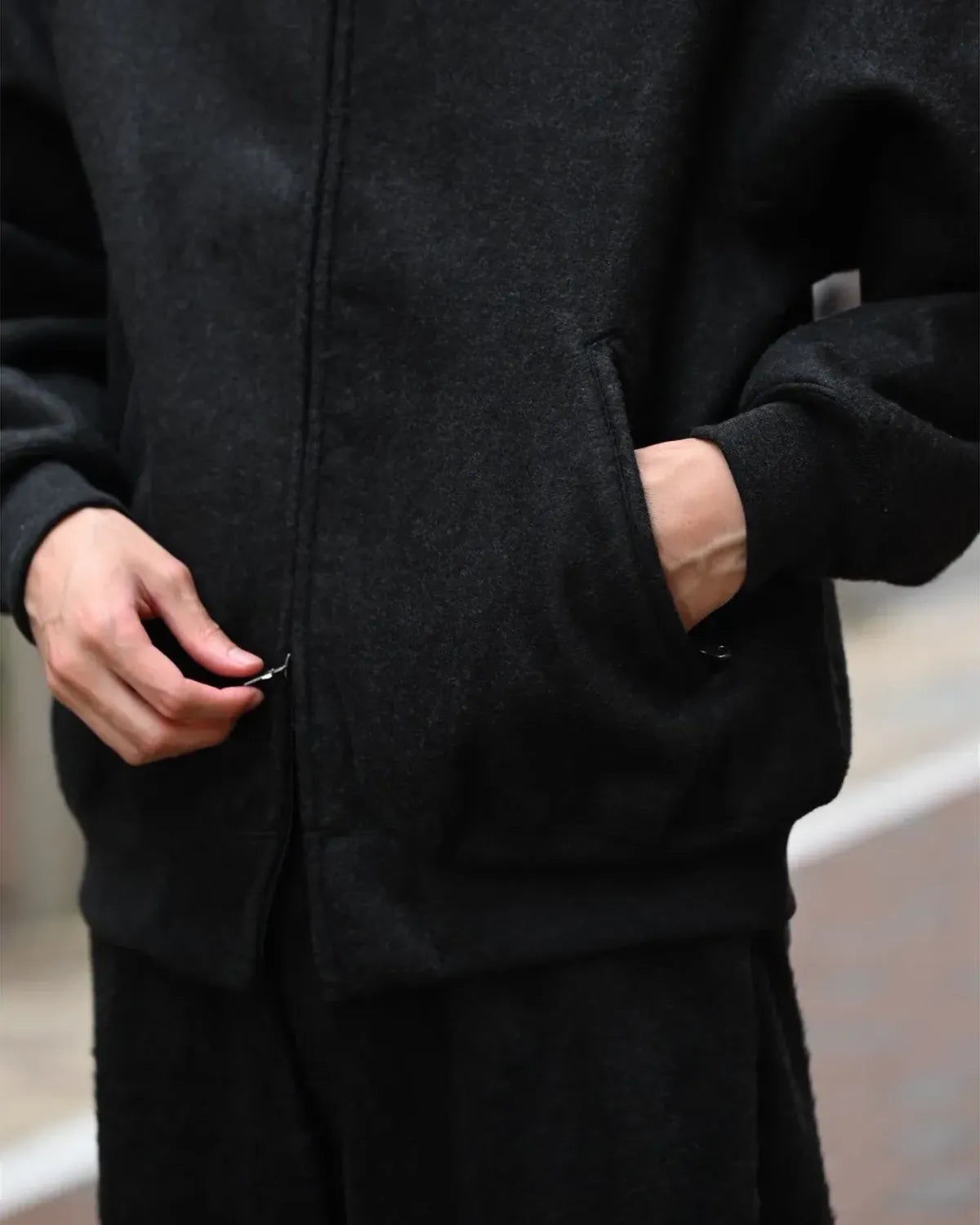 blurhmsROOTSTOCK / Wool Melton Award Jacket (bROOTS25F1)