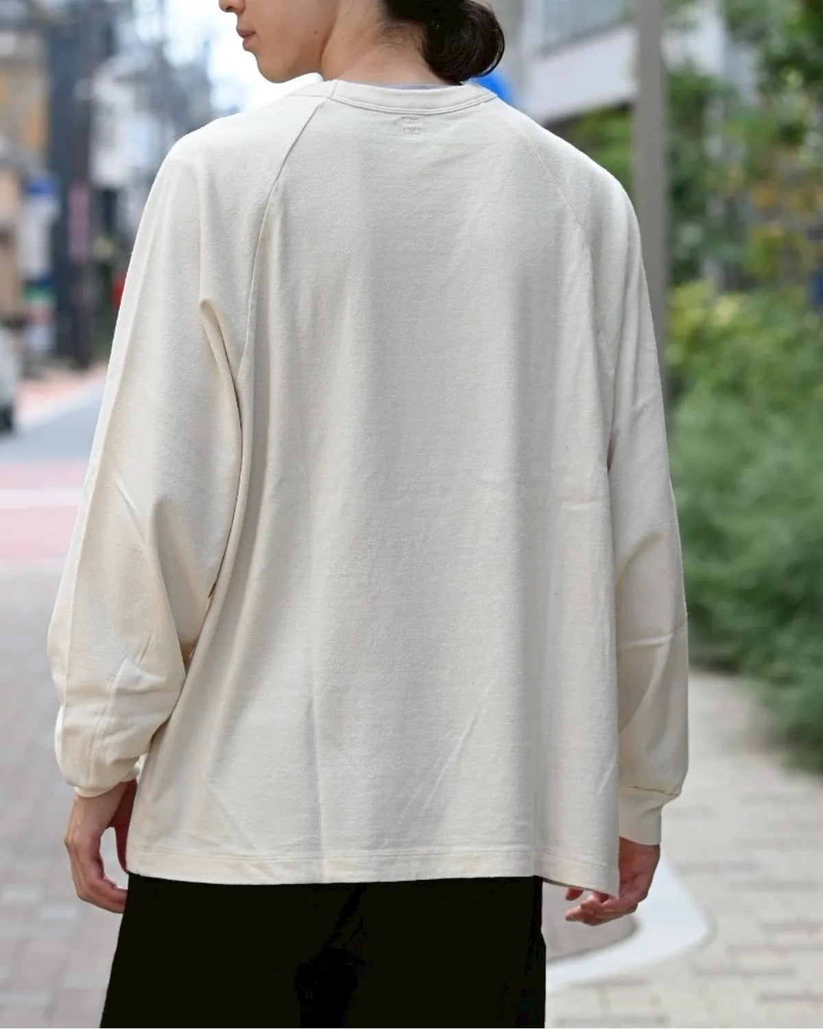 blurhms / Co/Silk Nep Raglan Tee (BHS24F037F25)
