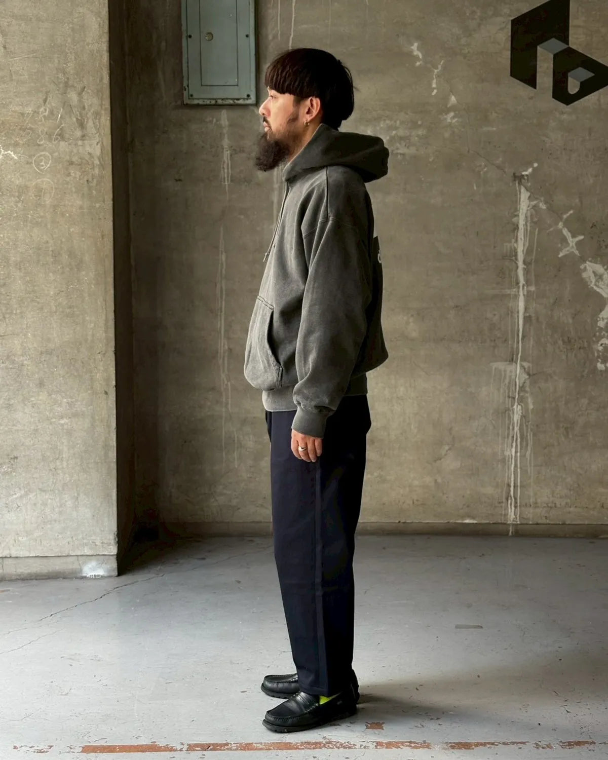 DESCENDANT / CACHALOT HOODY PIGMENT DYE (252ATDS-CSM02)