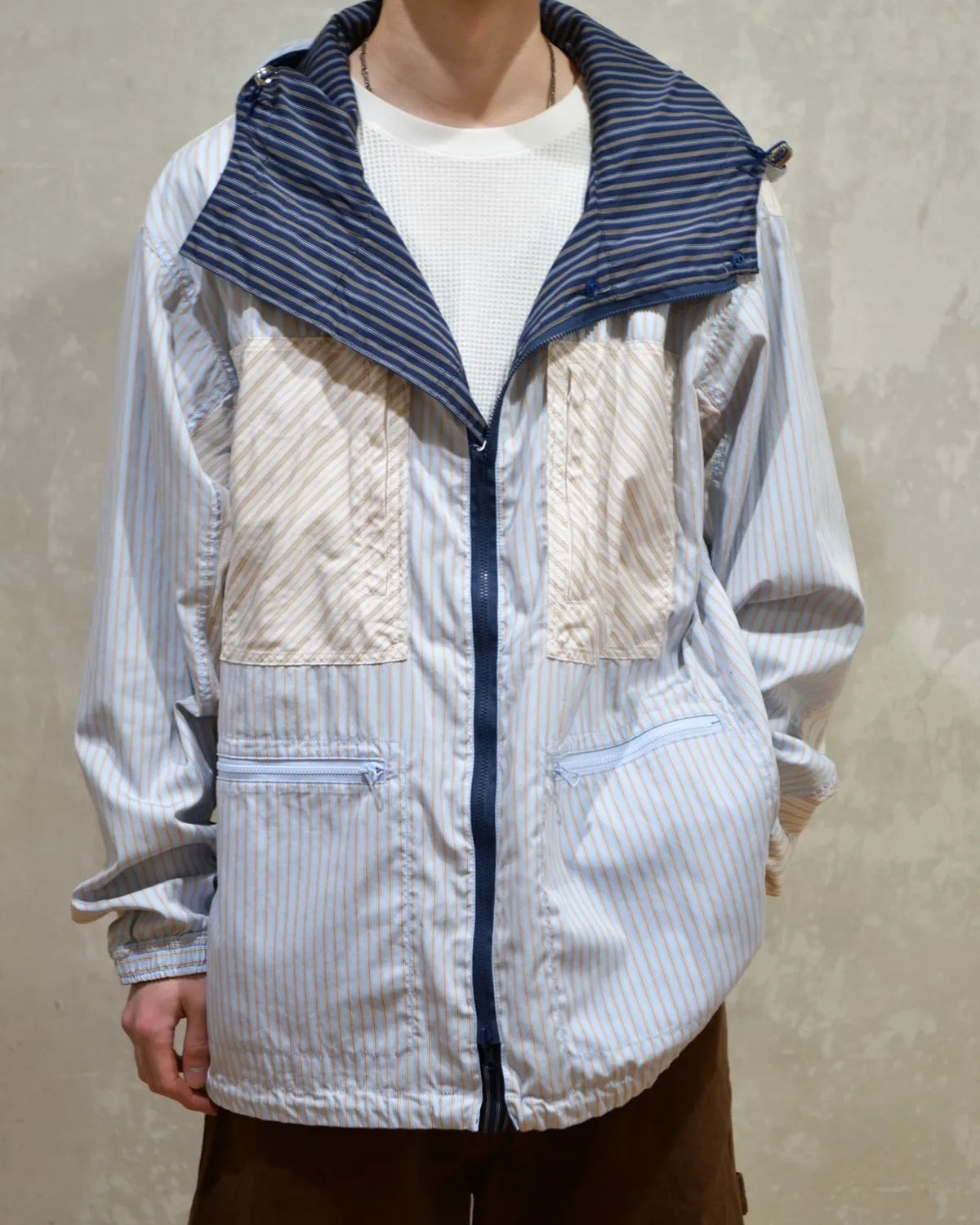 vowels / REVERSIBLE SHELL JACKET (VO-26SS-OW056)