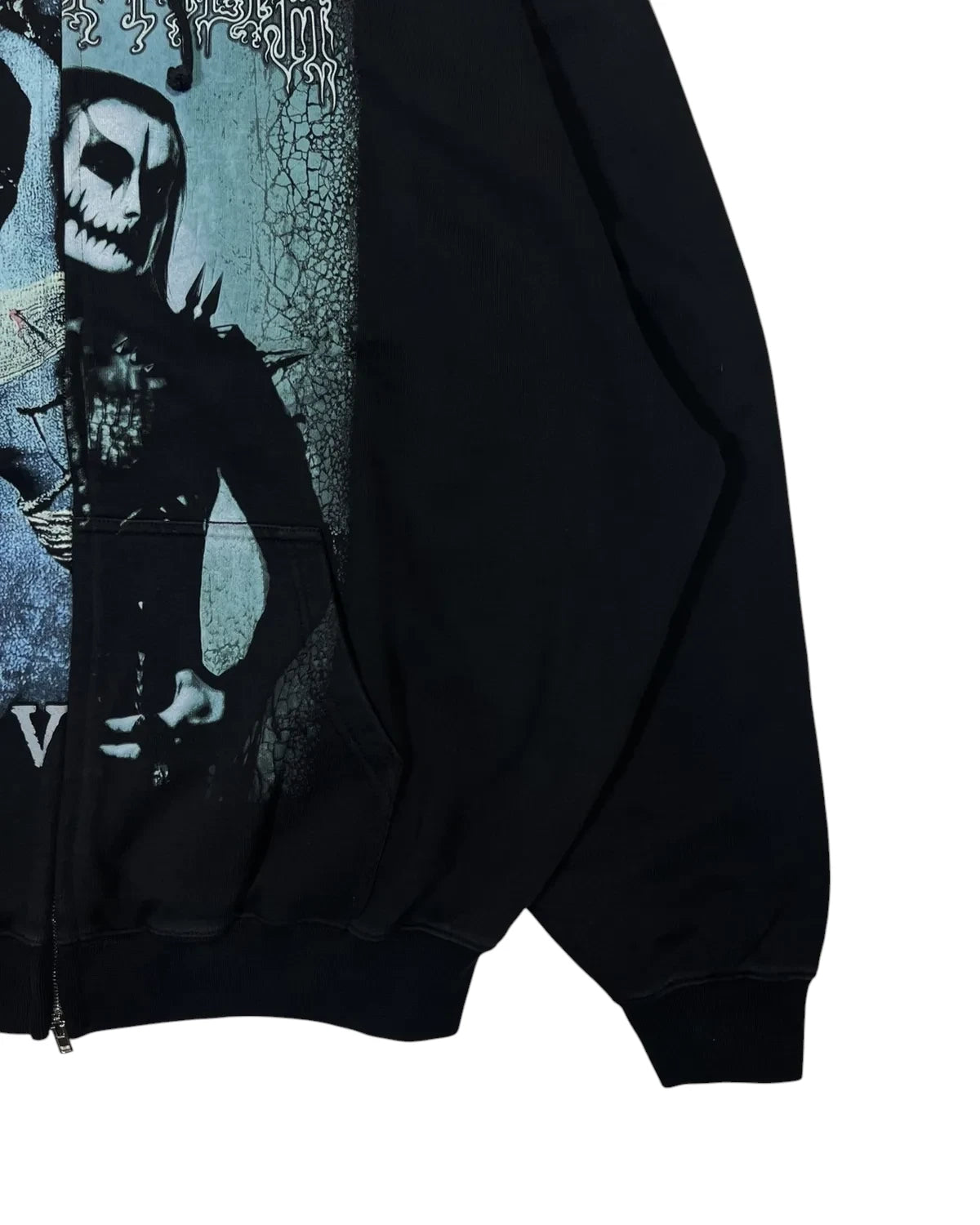 VETEMENTS / COF CUT-UP OVERSIZED ZIP-UP HOODIE (UCF76ZU950BB)