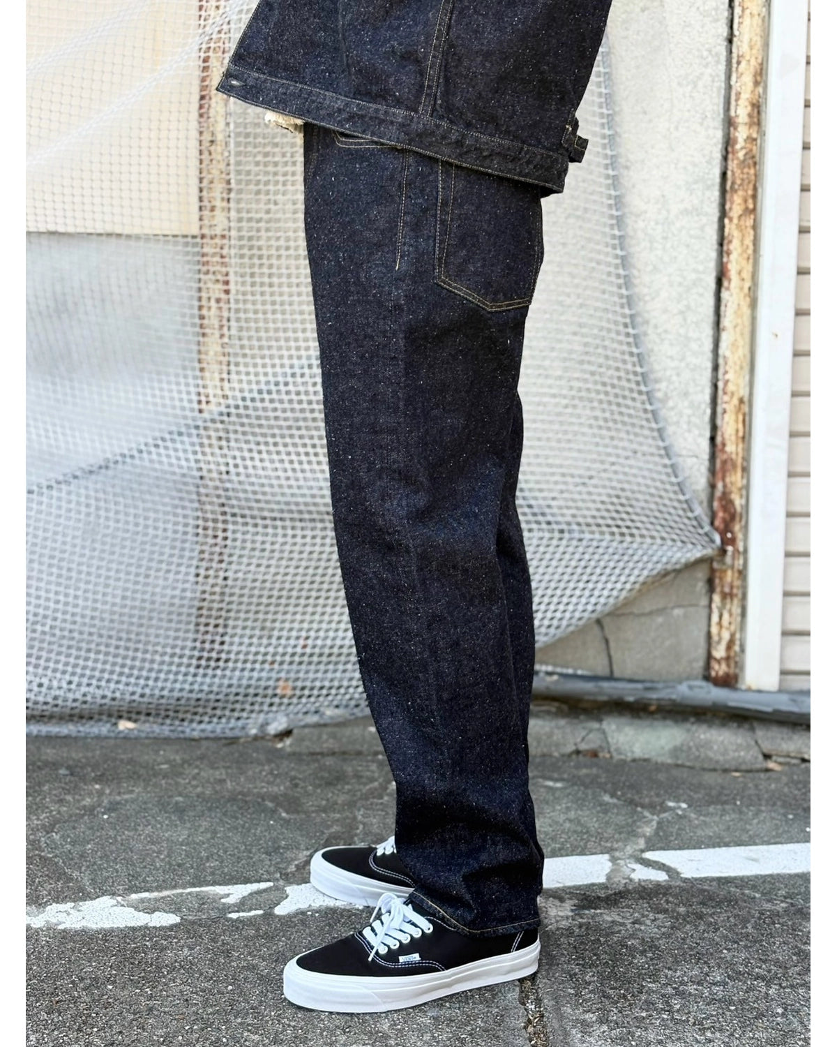New Manual / #017 LV 61's TAPERED JEANS ONE-WASHED