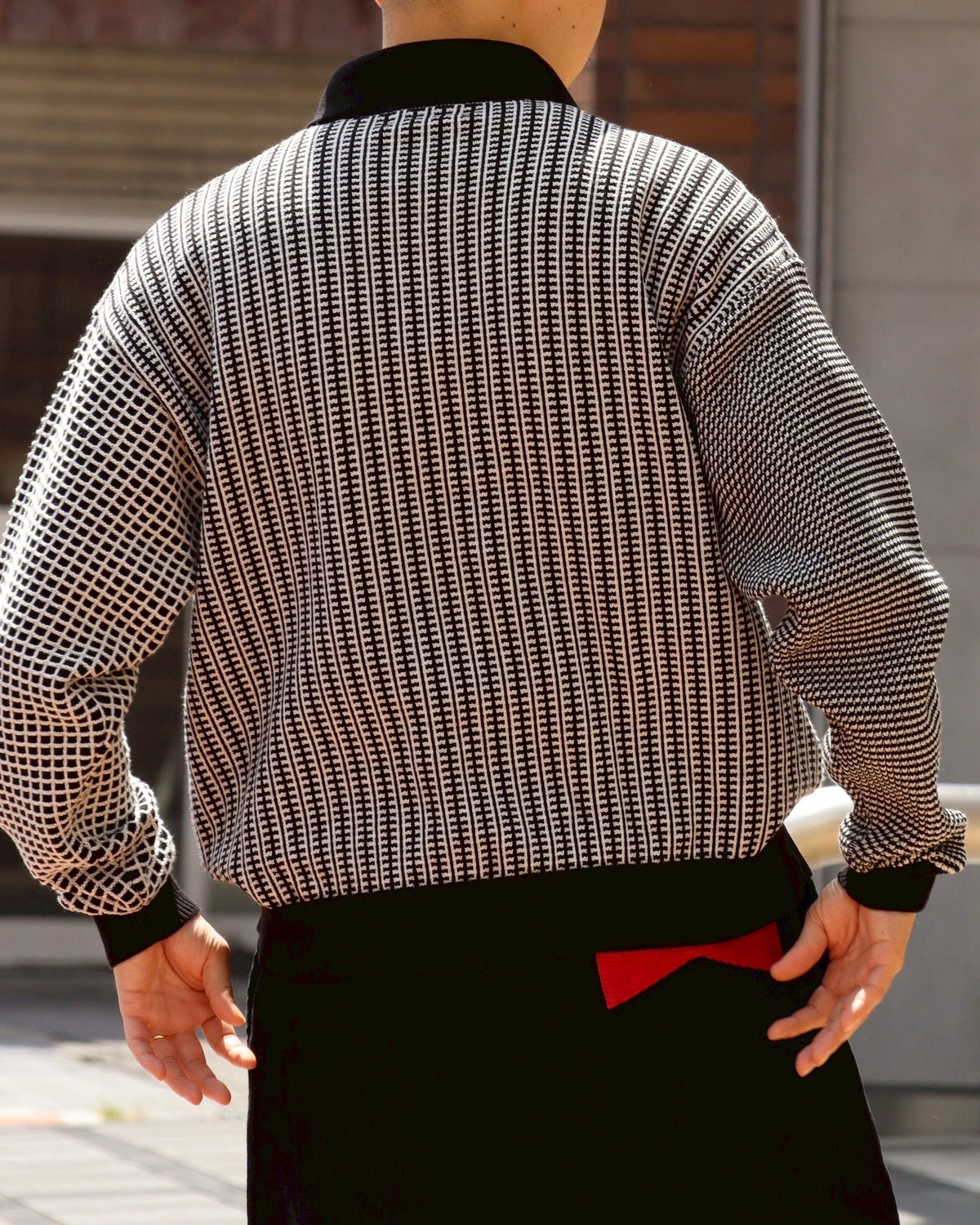 PHINGERIN / MULTI KNIT SHIRT JACKET (PD-252-KN-121)
