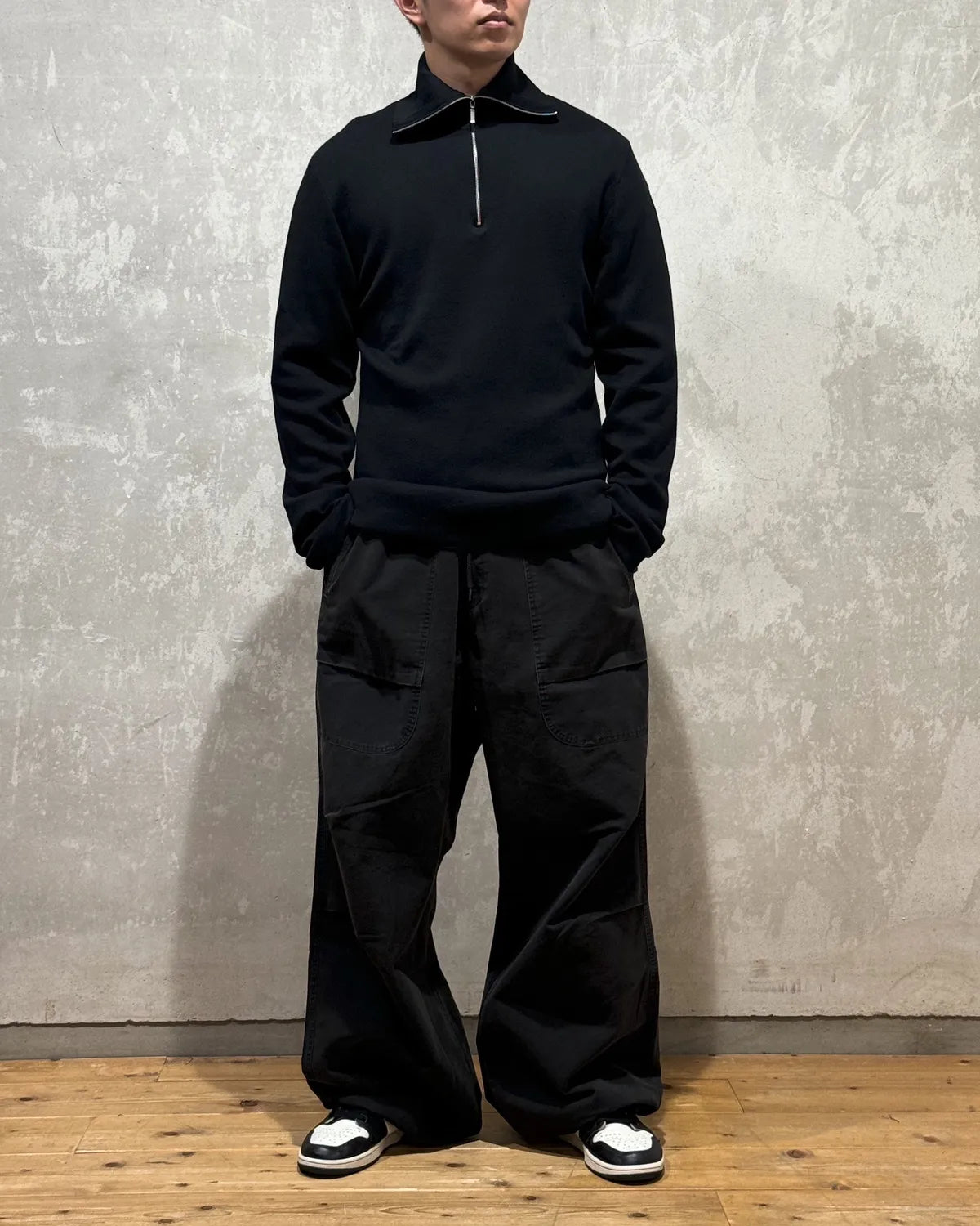 entire studios / ZIP UP TURTLENECK (UNU-25-11055)