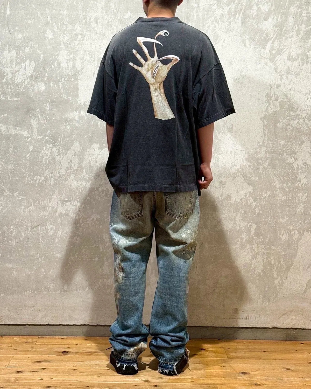 ©︎SAINT Mxxxxxx × 寄生獣 / KJ_SS TEE -寄生獣-parasyte- (SM-HR1-0000-C26)