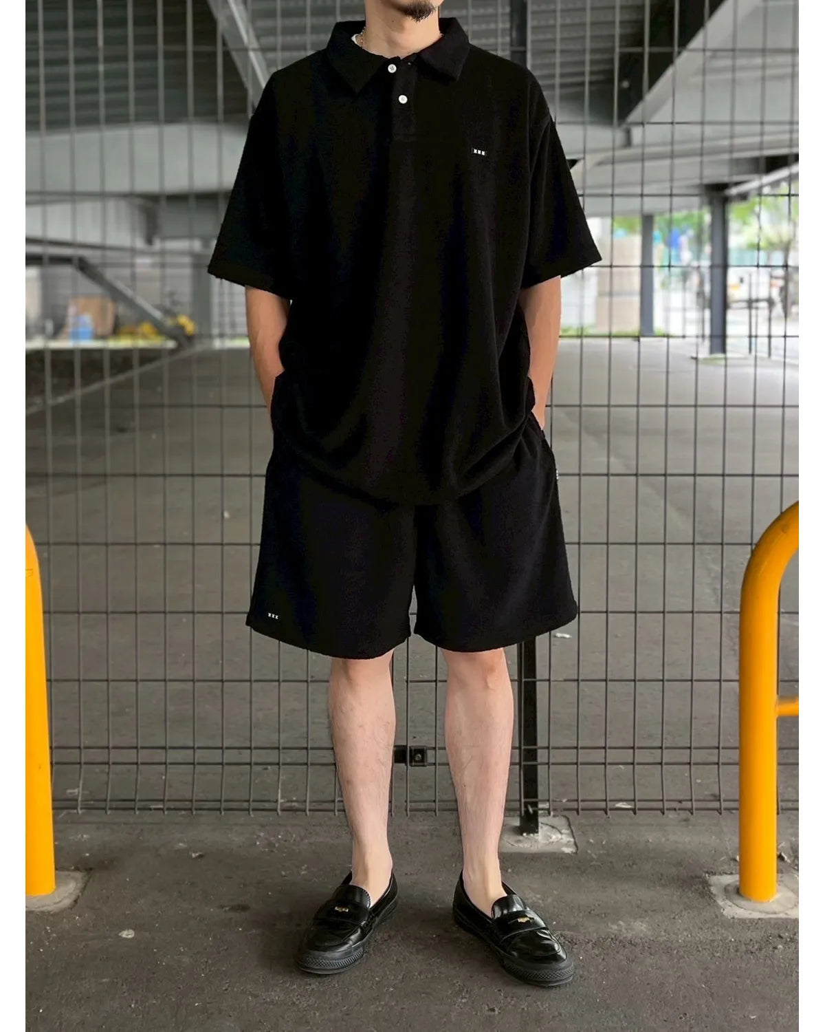 GOD SELECTION XXX / PILE BOARD SHORTS (GX-S25-SP-05)