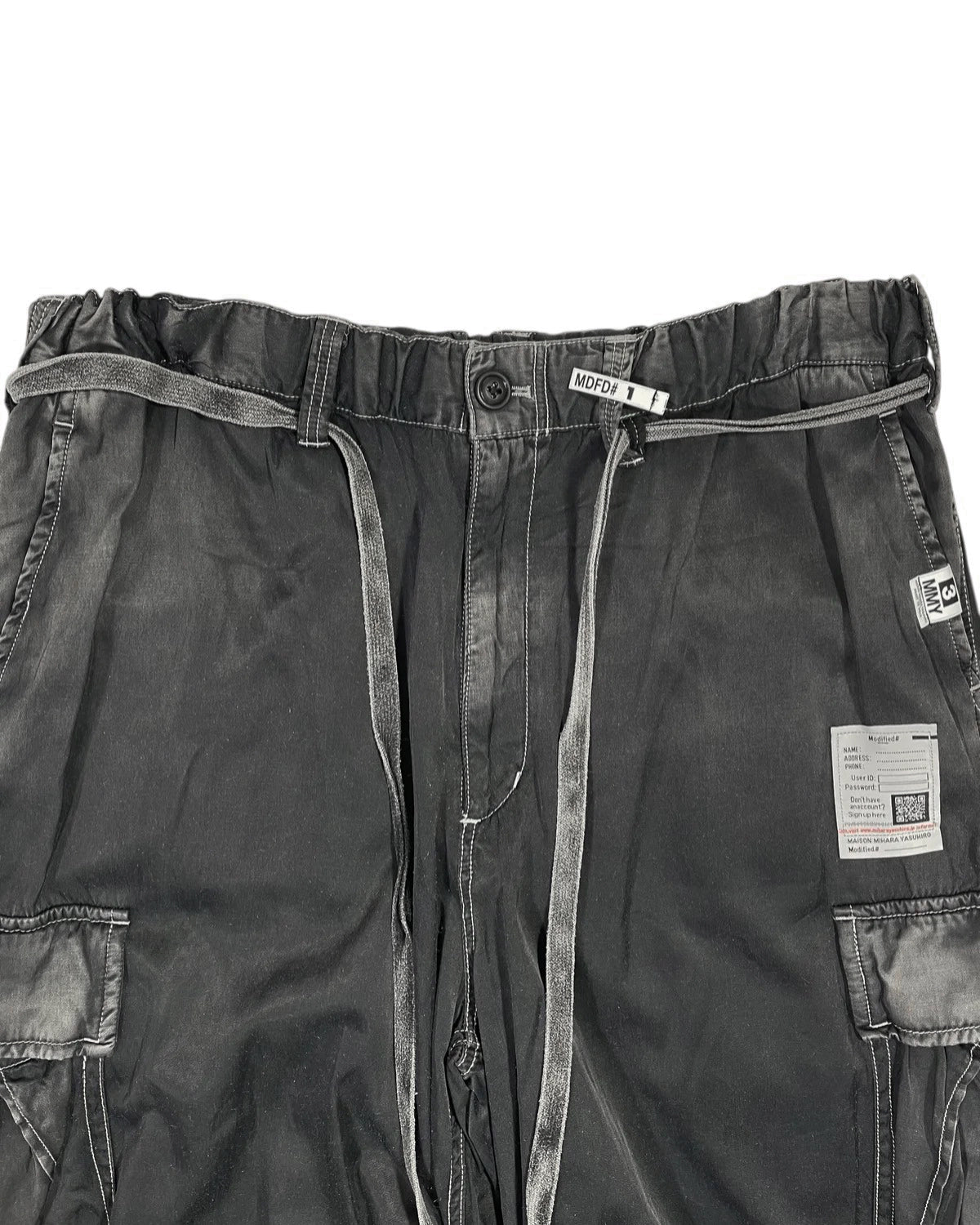 Maison MIHARA YASUHIRO / C/R SATIN CARGO PANTS (K15PT361)