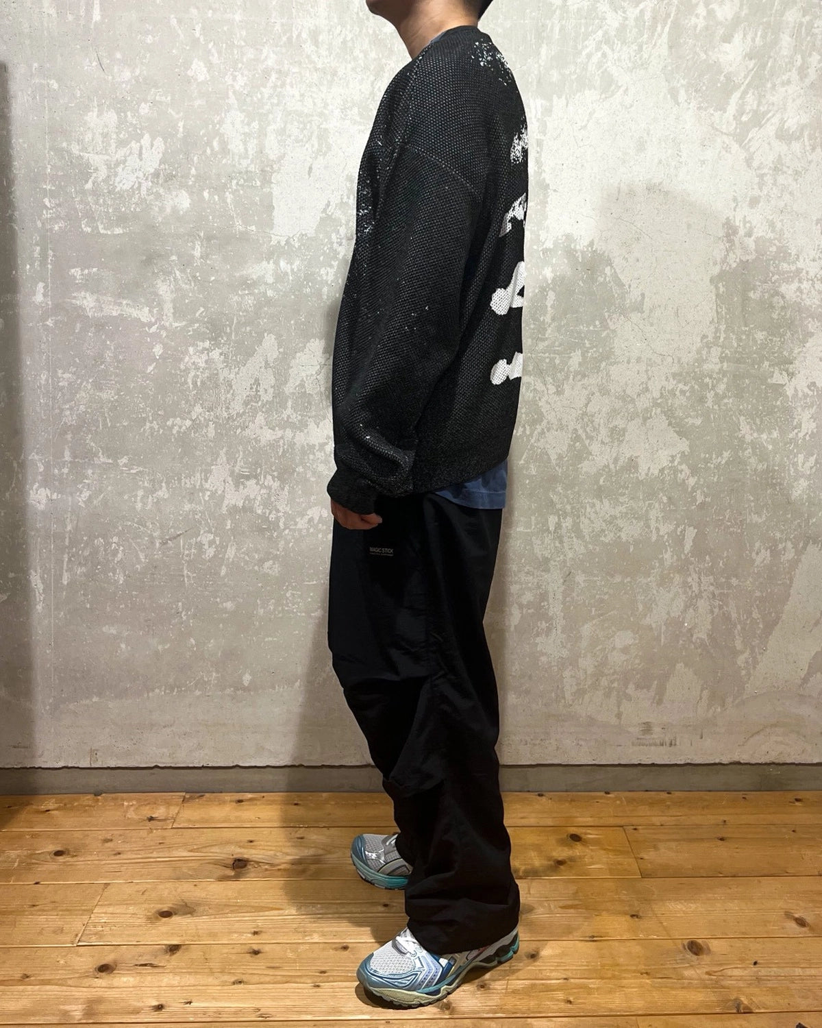 MAGIC STICK / 3M Galaxy Crew Knit (25FW-MS10-032)