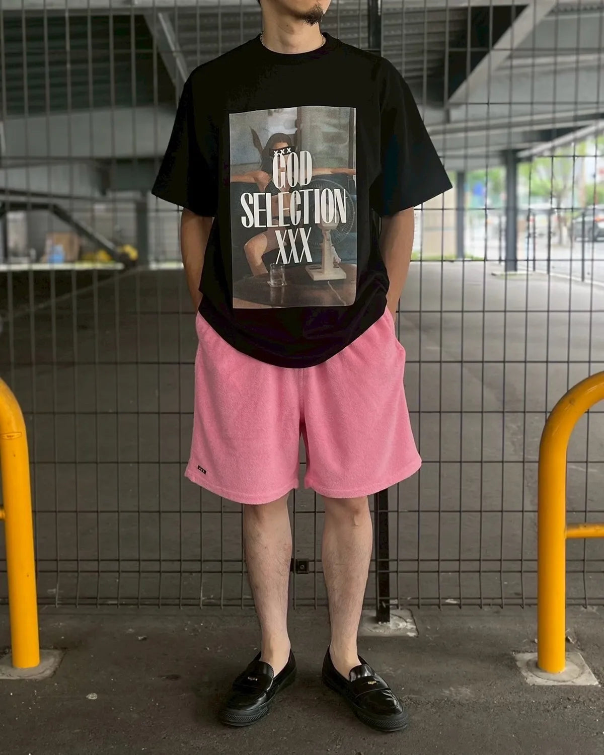 GOD SELECTION XXX / PILE BOARD SHORTS (GX-S25-SP-05)