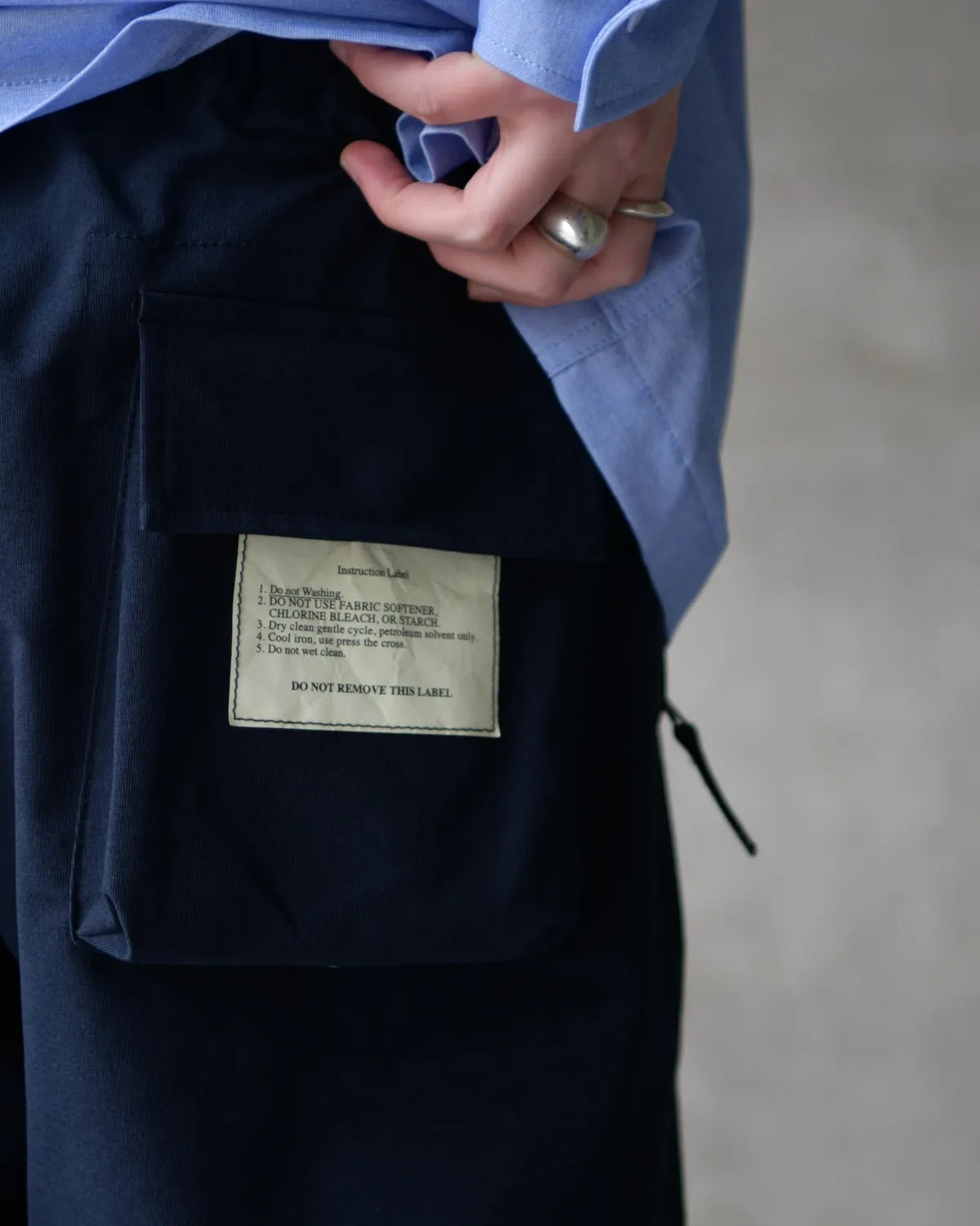 N.HOOLYWOOD TEST PRODUCT EXCHANGE SERVICE / FLAP-POCKET WIDE PANTS (9261-CP03-002)