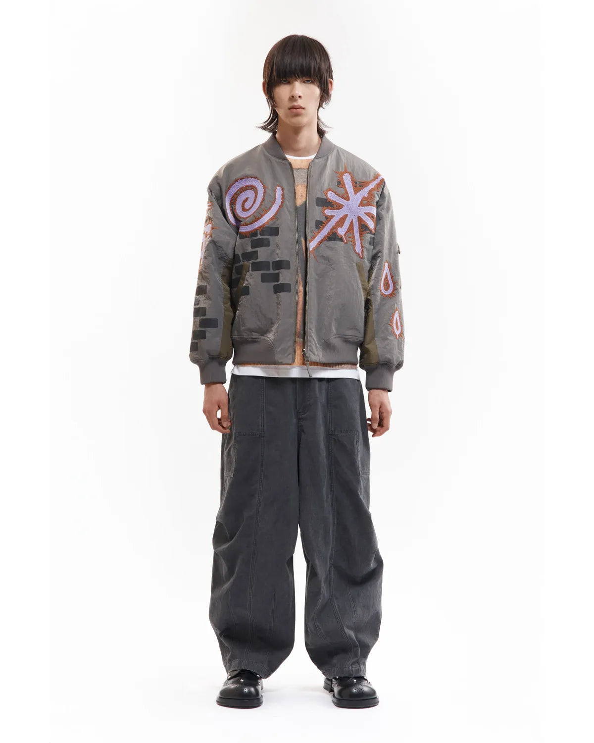 P.A.M.(Perks And Mini) / ADORNED REVERSIBLE BOMBER JACKET (39220)