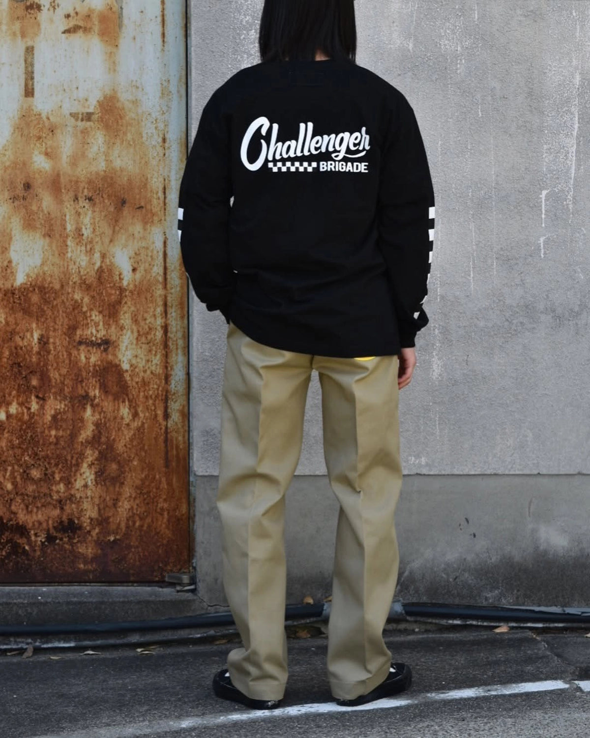 CHALLENGER / L/S CHECKER TEE (CLG-TS 025-015)