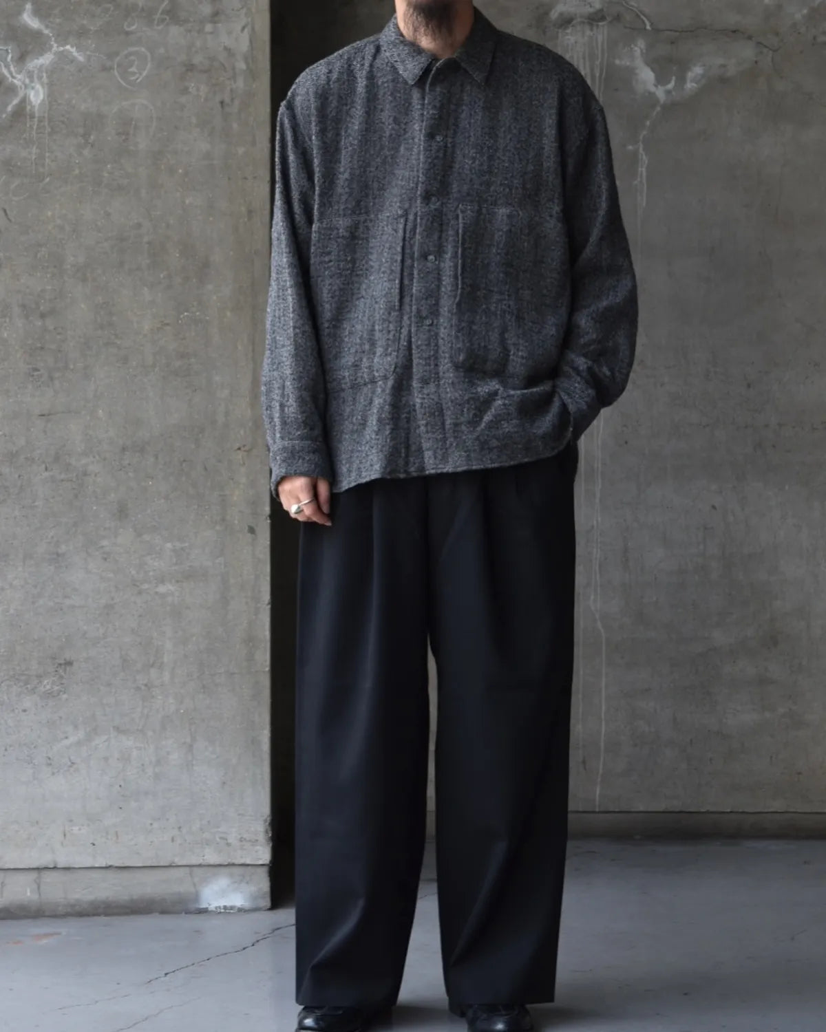 POLYPLOID / SHIRT JACKET C (C-5-001-055)