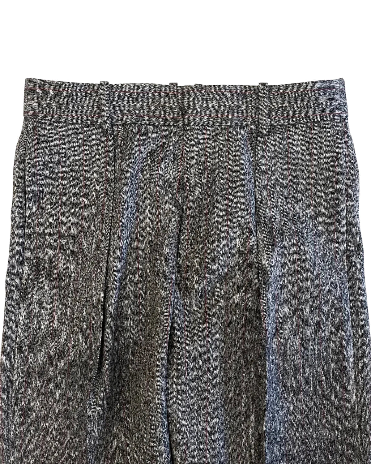 BOWTE / EXTRAFINE COLLEGEFLANNEL WIDE TROUSERS (252-04-0006)