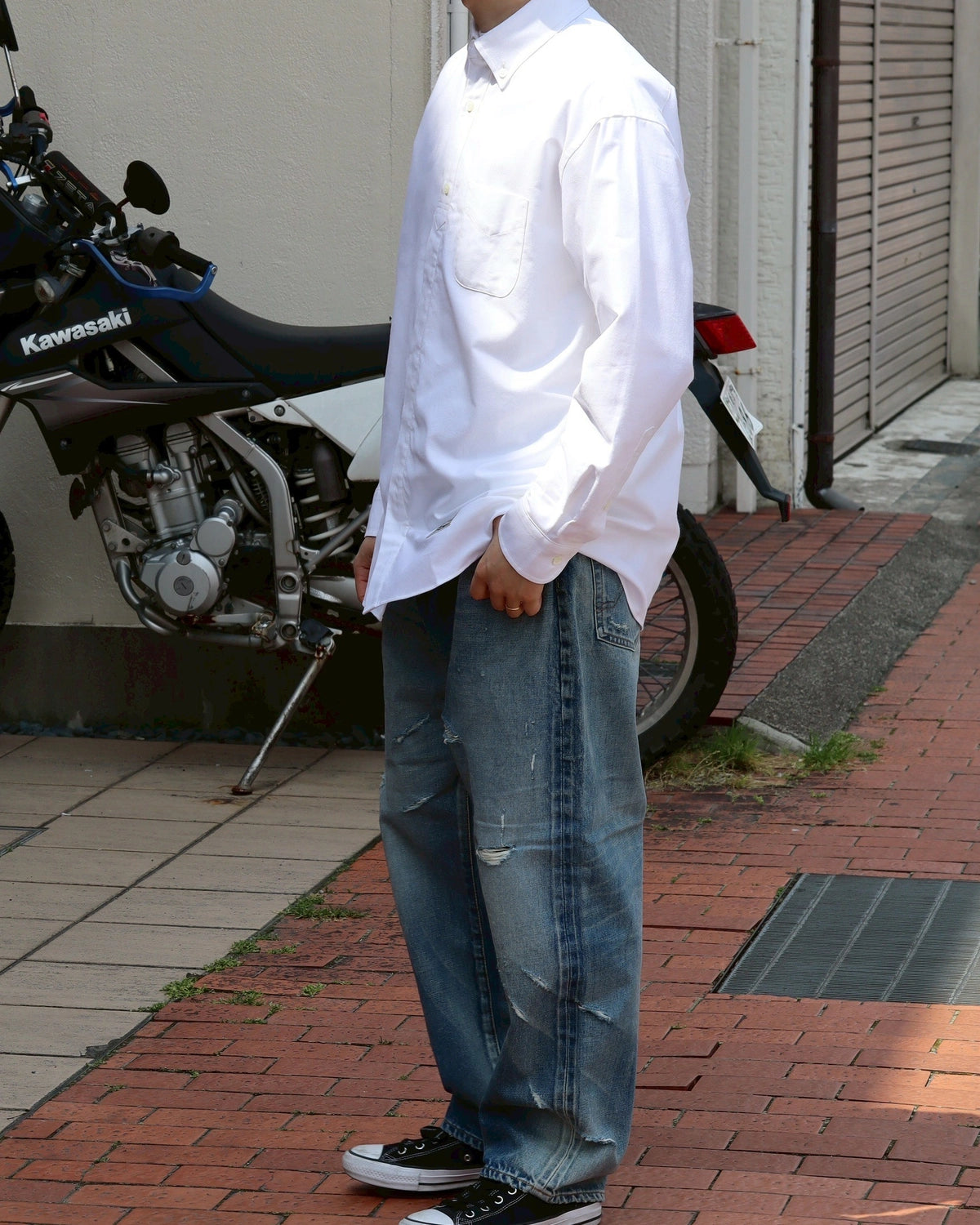 SEQUEL / OXFORD FLYFRONT SHIRT (SQ-25SS-SH-02)