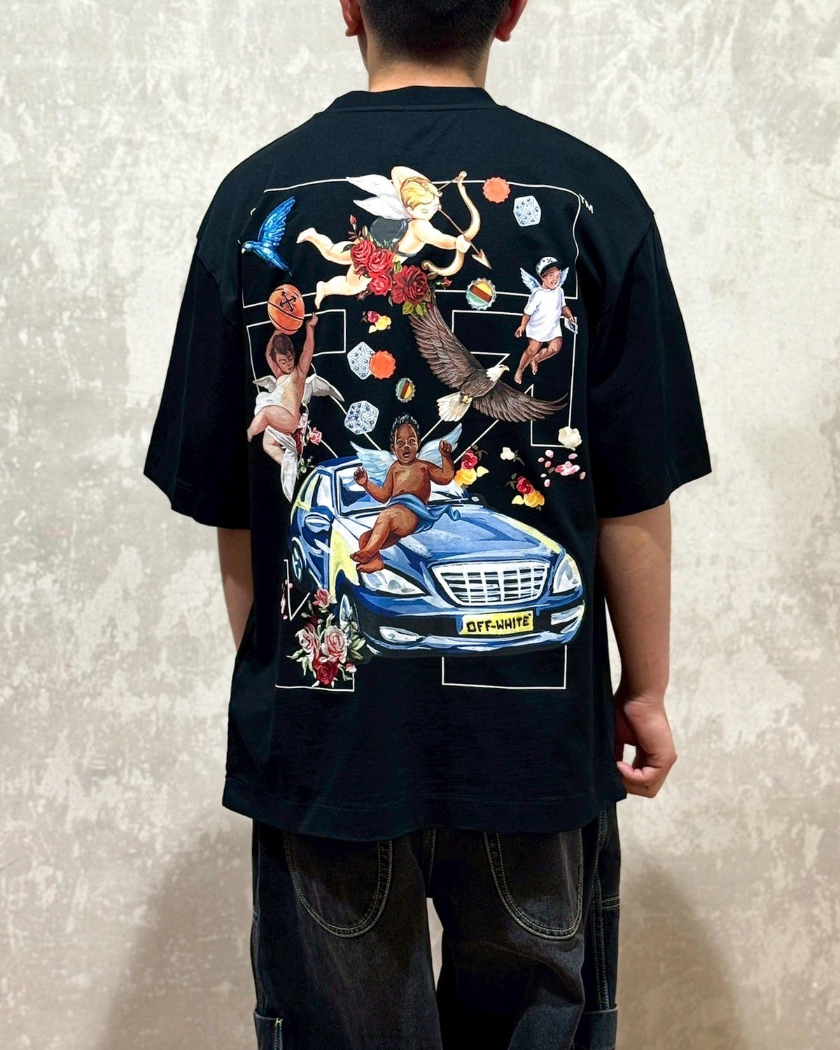 Off-White™ / FRESCO ARROW SKATE S/S TEE (OMAS25-RTW0043)