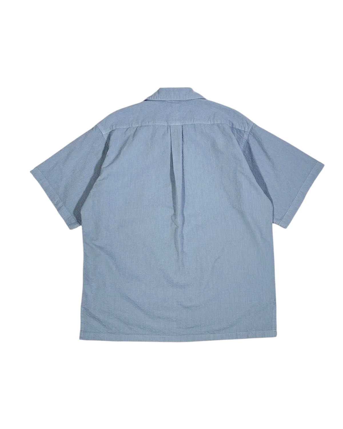 DESCENDANT / S WIND OPEN COLLAR SEERSUCKER SS SHIRT (261WVDS-SHM05)
