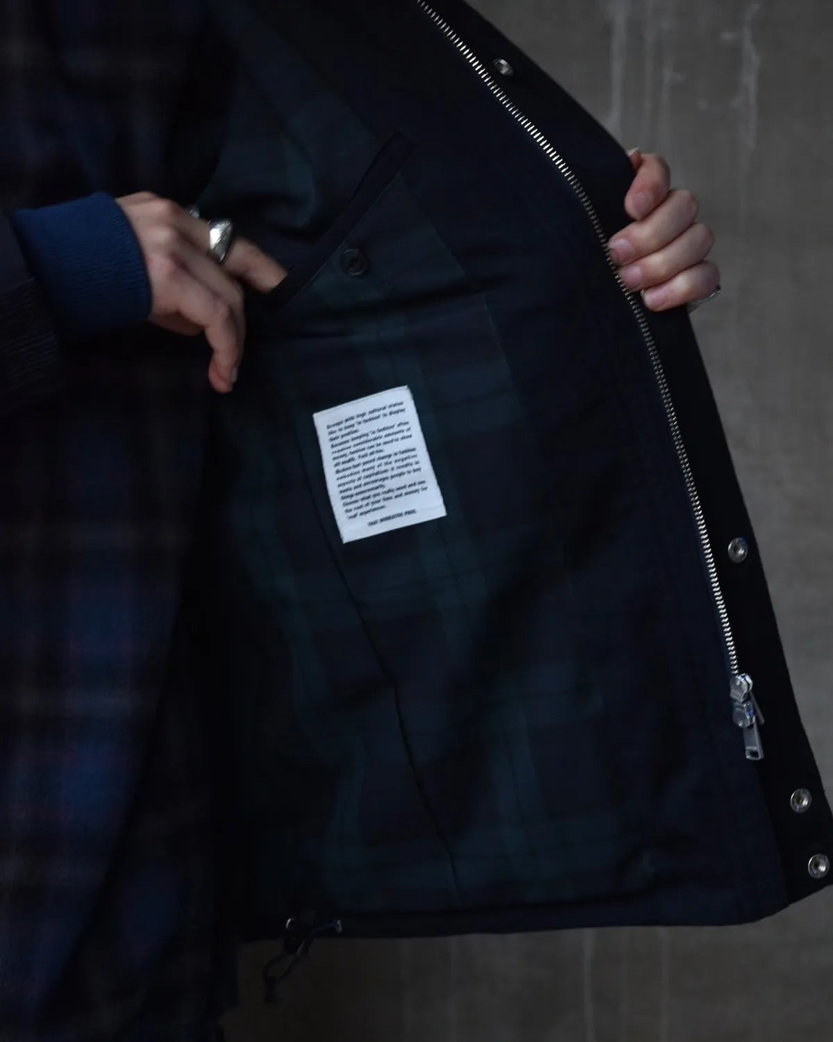 NONNATIVE / HUNTER JACKET WOOL TWILL WITH WINDSTOPPER® (NN-J4711)