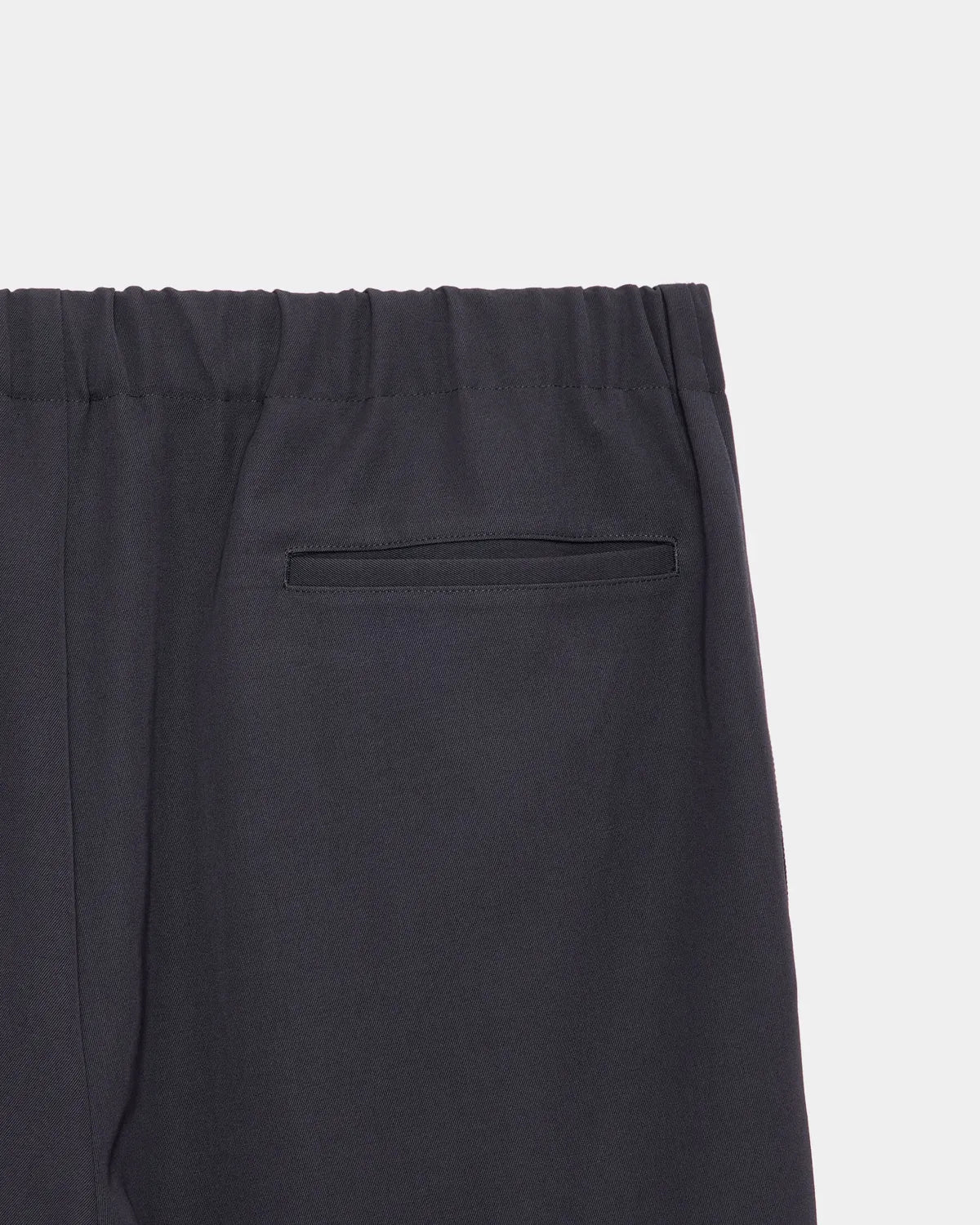 marka / 2/60 Washer Wool Gabardine Wide Cylinder Fit Easy Pants (M25D01PT02C)