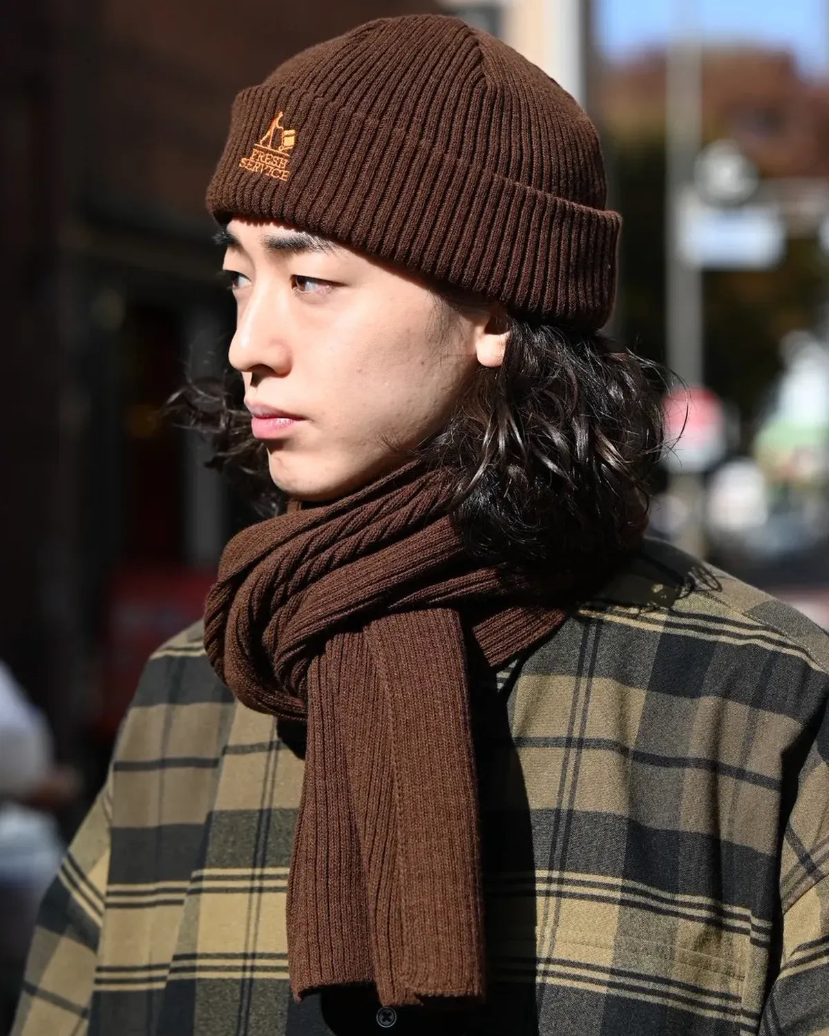 FreshService / THERMAL RIB KNIT SCARF (FSP254-90067)