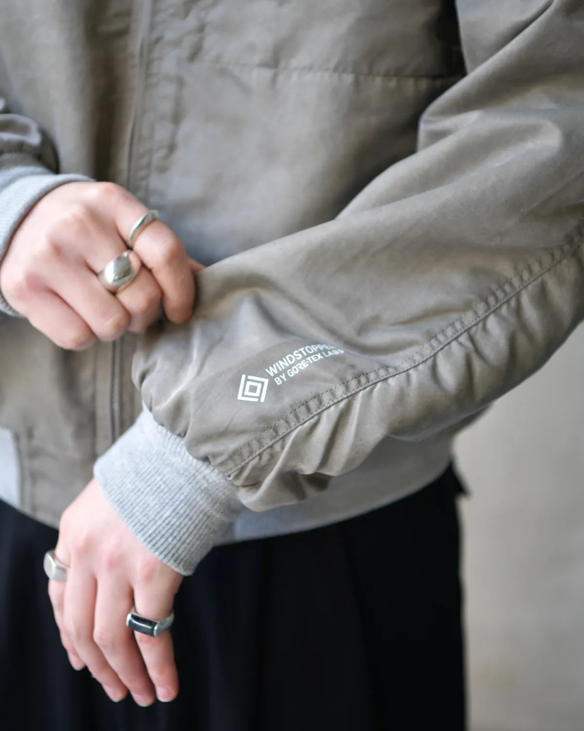 NONNATIVE / TROOPER BLOUSON NYLON TWILL PIGMENT DYE WITH WINDSTOPPER® (NN-J4810)