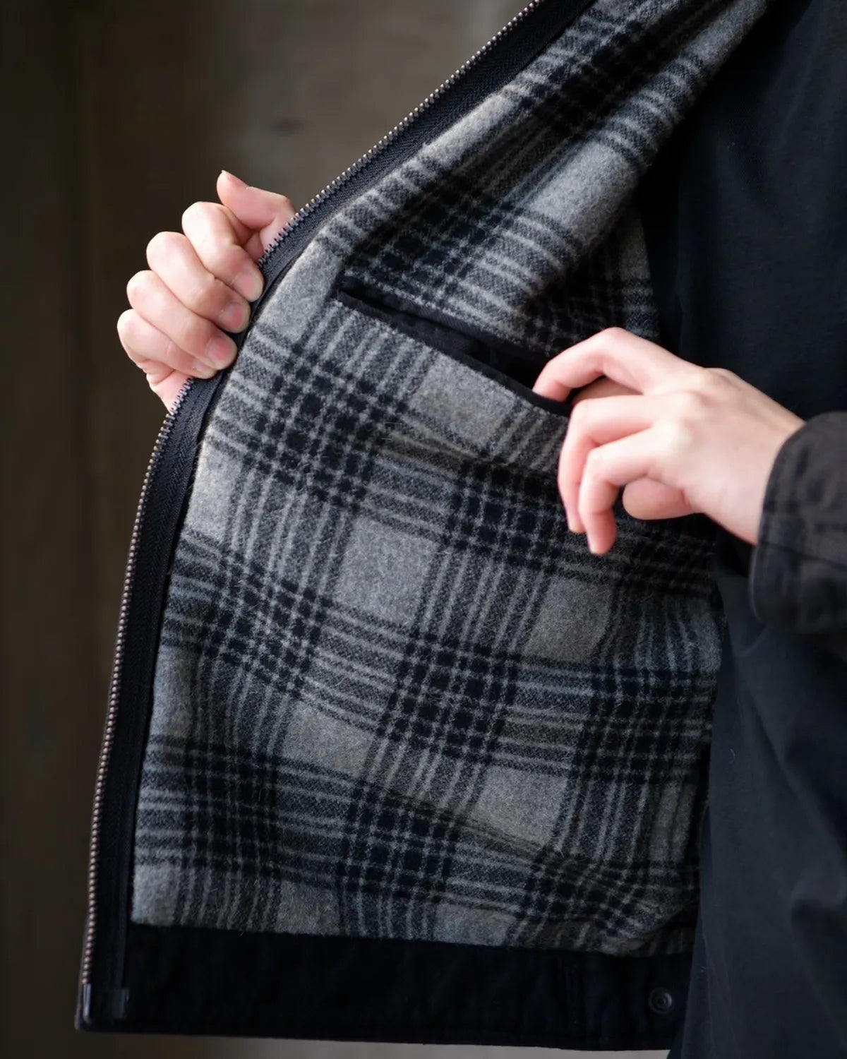 MINEDENIM × M&M / M&M MINEDENIM Black Denim Detroit Jacket (MND-MM81)