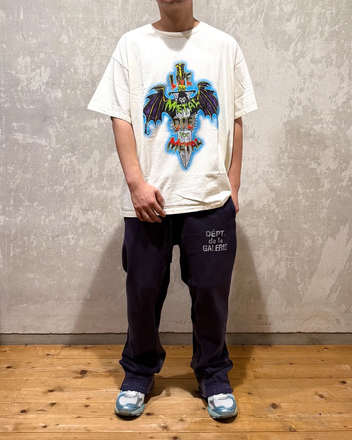 GALLERY DEPT. / LIVE FOR METAL TEE (LFM-10287)