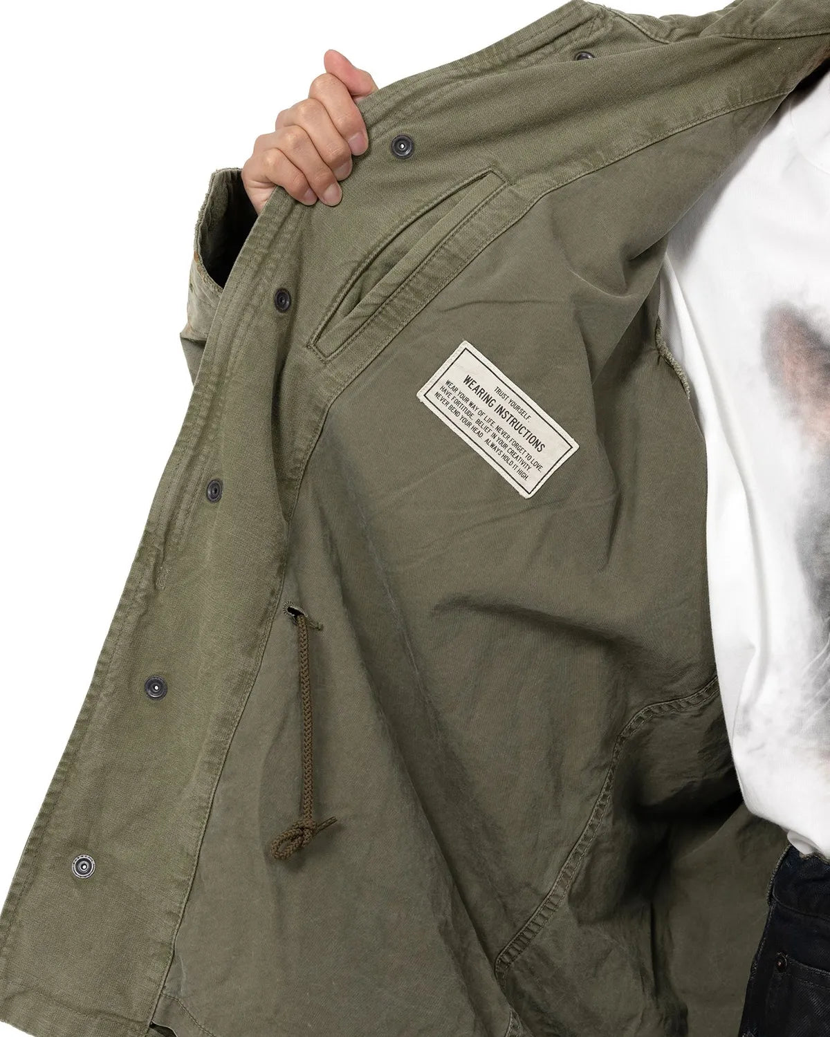 Maison MIHARA YASUHIRO / Distressed Field Jacket (J15BL171)