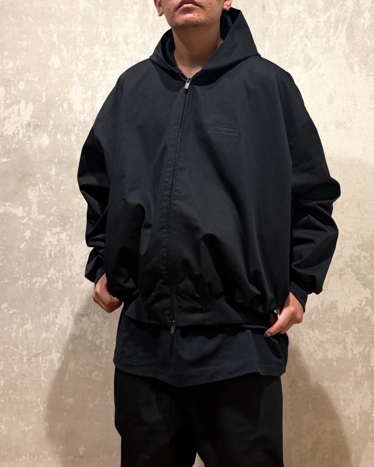 ESSENTIALS / POLY COTTON TWILL HOODIE (202SP258020F)