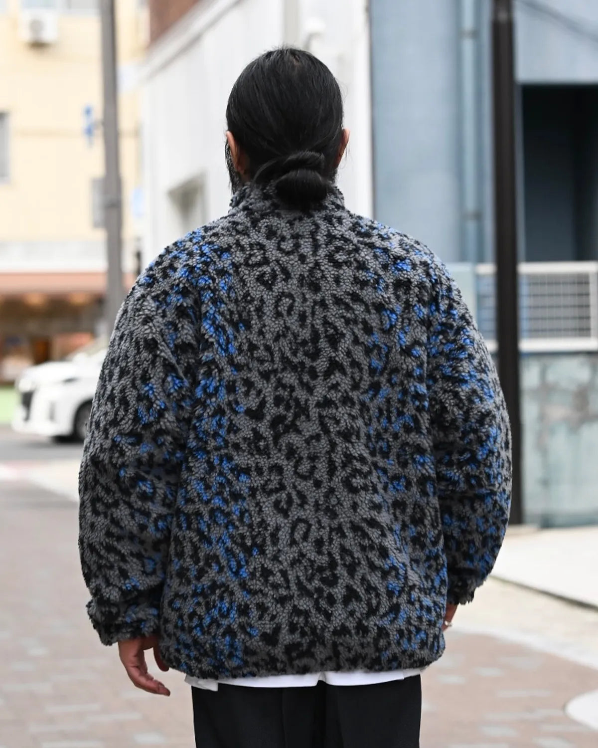 WACKO MARIA / REVERSIBLE LEOPARD BOA FLEECE JACKET (25FW-WMO-OD01)