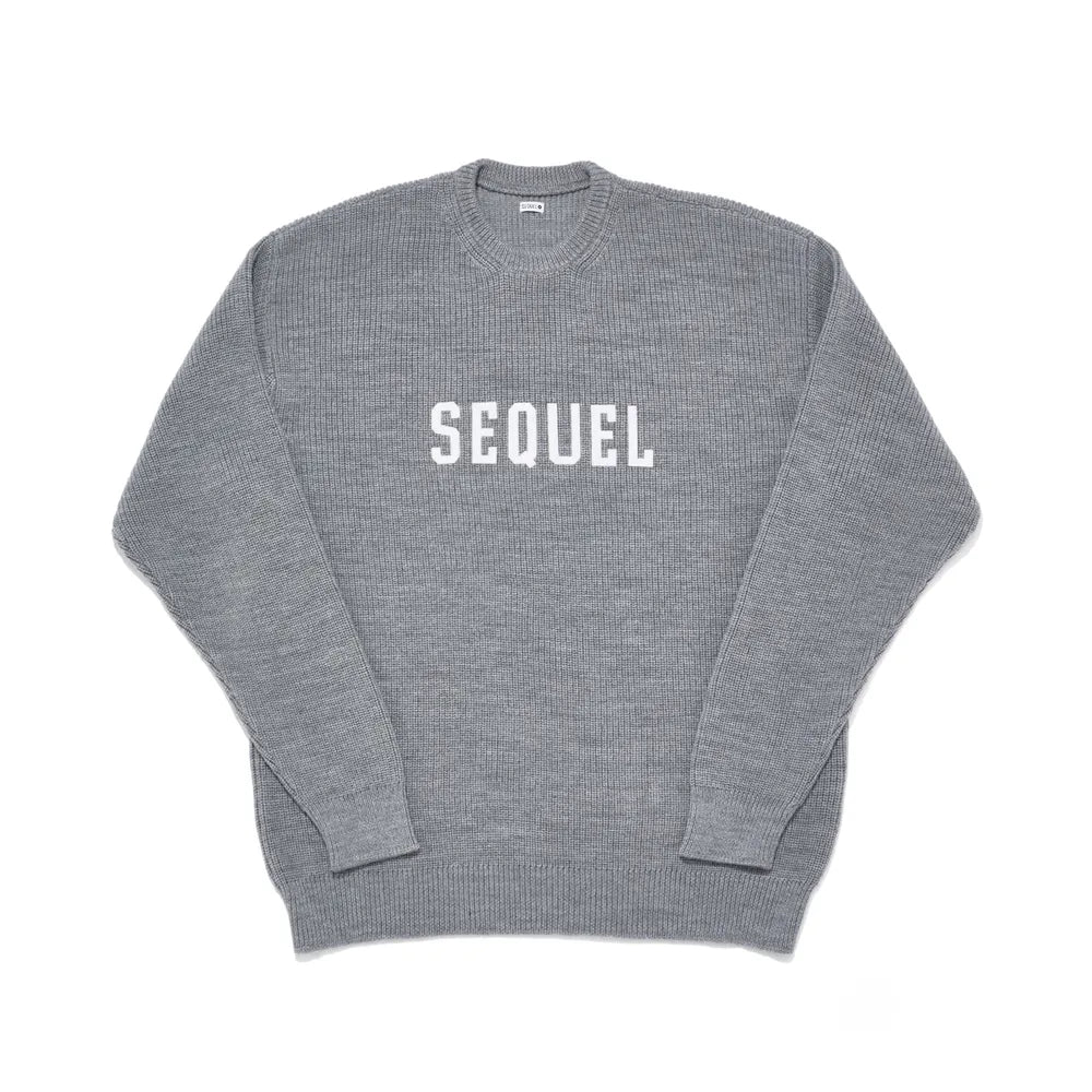 SEQUEL / LOW GAUGE CREW NECK KNIT (SQ-23AW-KN-04)