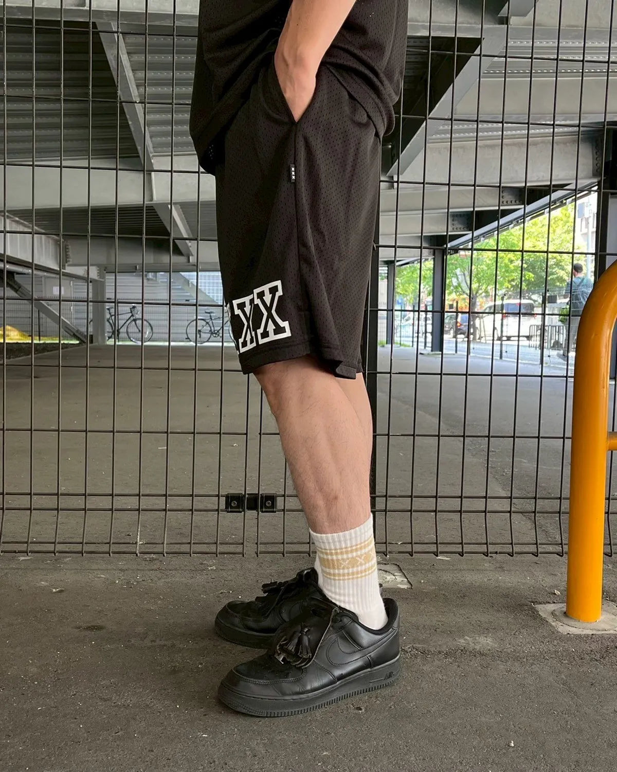 GOD SELECTION XXX / MESH BOARD SHORTS (GX-S25-SP-03)