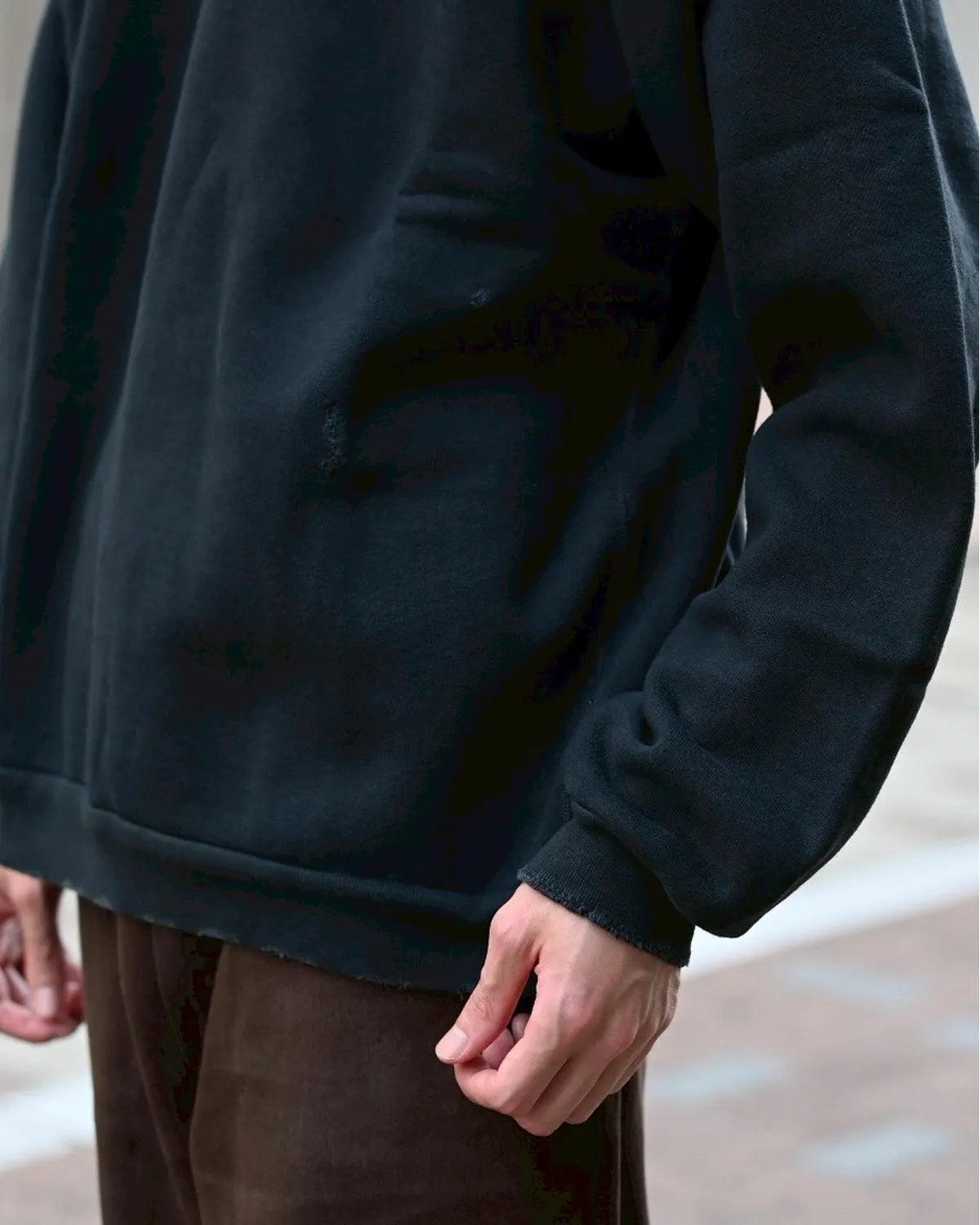 A.PRESSE / Vintage Double V Sweatshirt (25AAP-05-11)