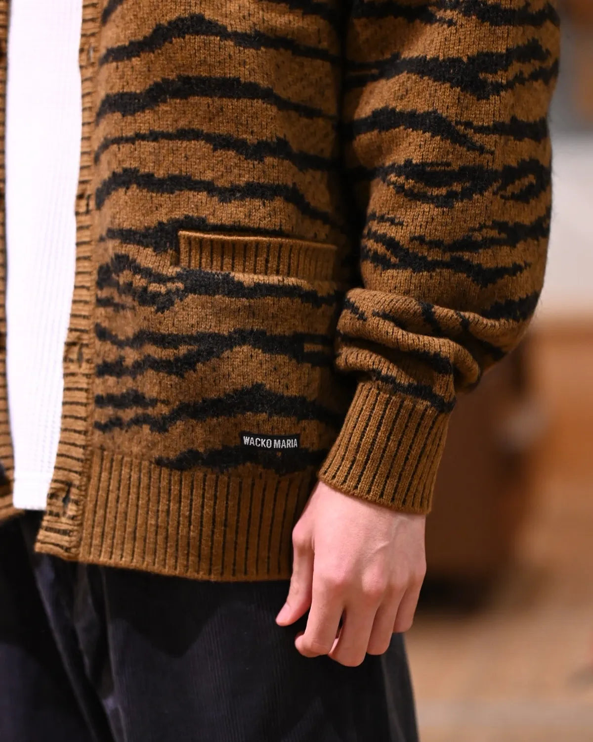WACKO MARIA / TIGER MOHAIR CARDIGAN (25FW-WMK-KN06)