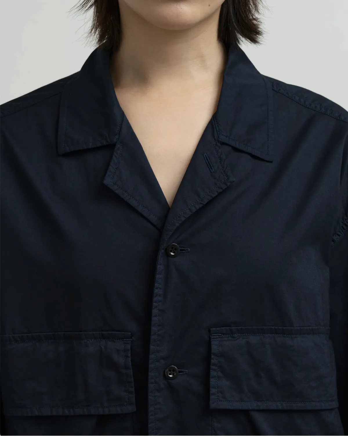 Graphpaper / Garment Dyed Typewriter Fatigue Shirt (GL263-50126B)