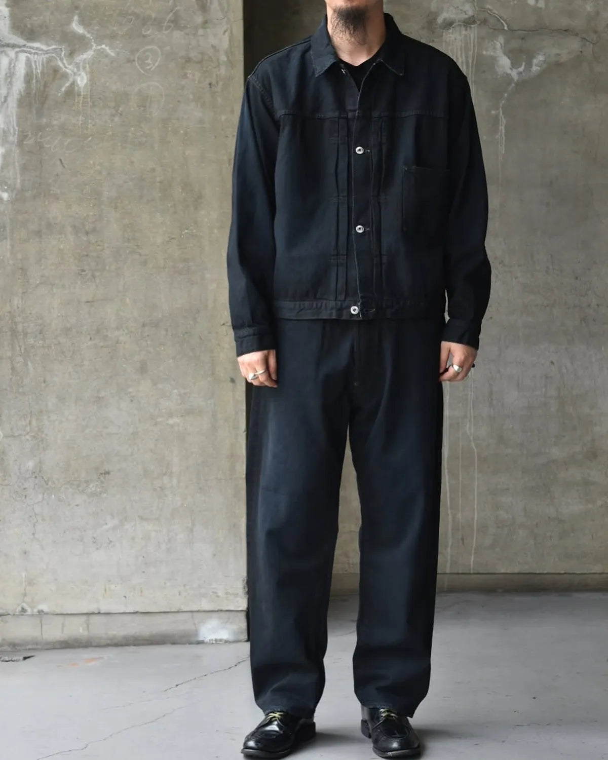 A.PRESSE / No.22 Washed Wide Denim Pants (25AAP-04-05)