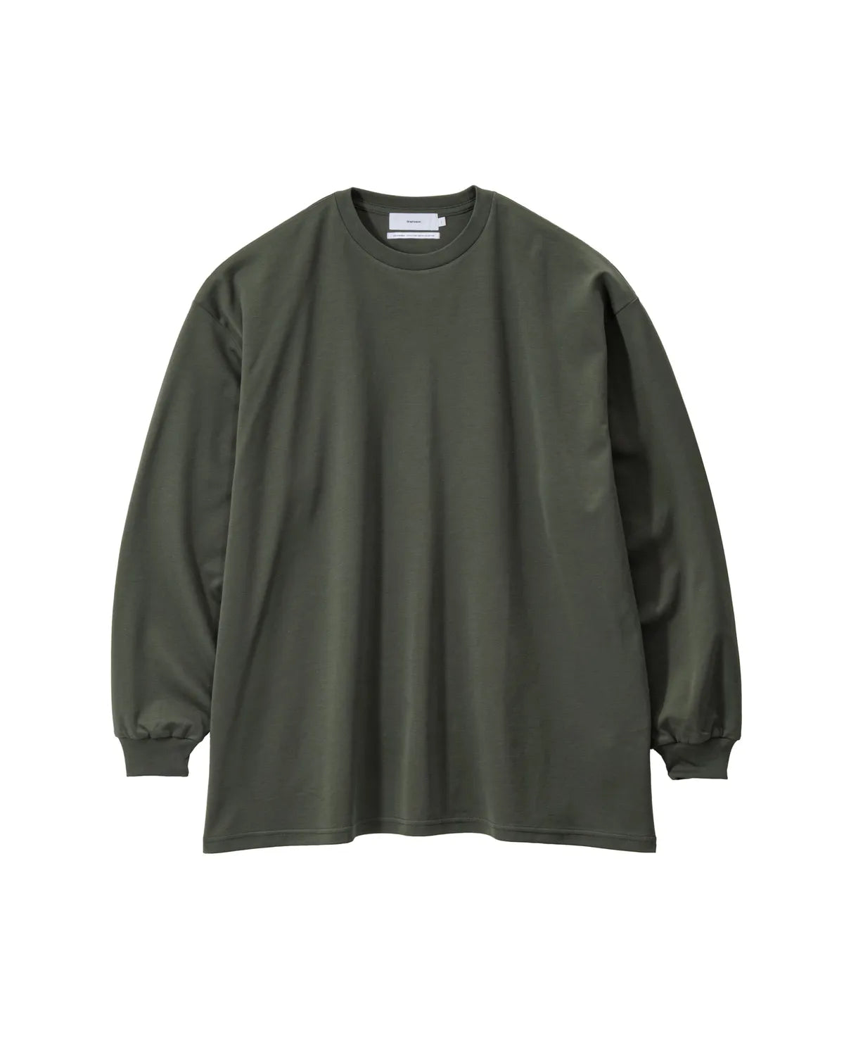 Graphpaper / Brushed Mockrody Crew Neck L/S Tee (GM253-70423)