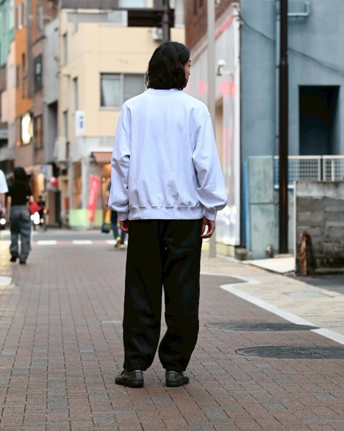 blurhmsROOTSTOCK / Soft&Hard Sweat Crew-Neck P/O Wide (bROOTS24F26F25)