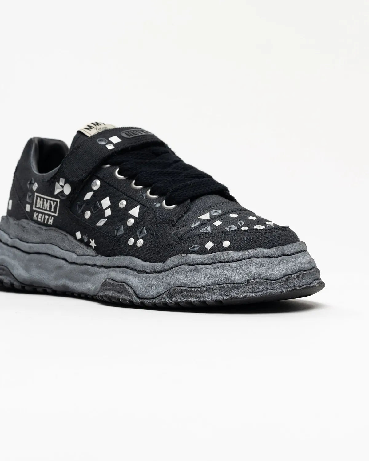 Maison MIHARA YASUHIRO / "KEITH" OG Sole Embellished Canvas Low-top Sneaker (A16FW713)