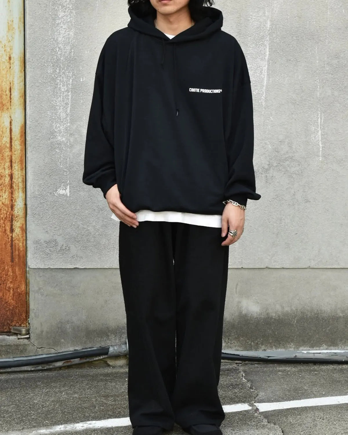 COOTIE PRODUCTIONS® / Dry Tech Oversized Sweat Hoodie (CTE-25S340)