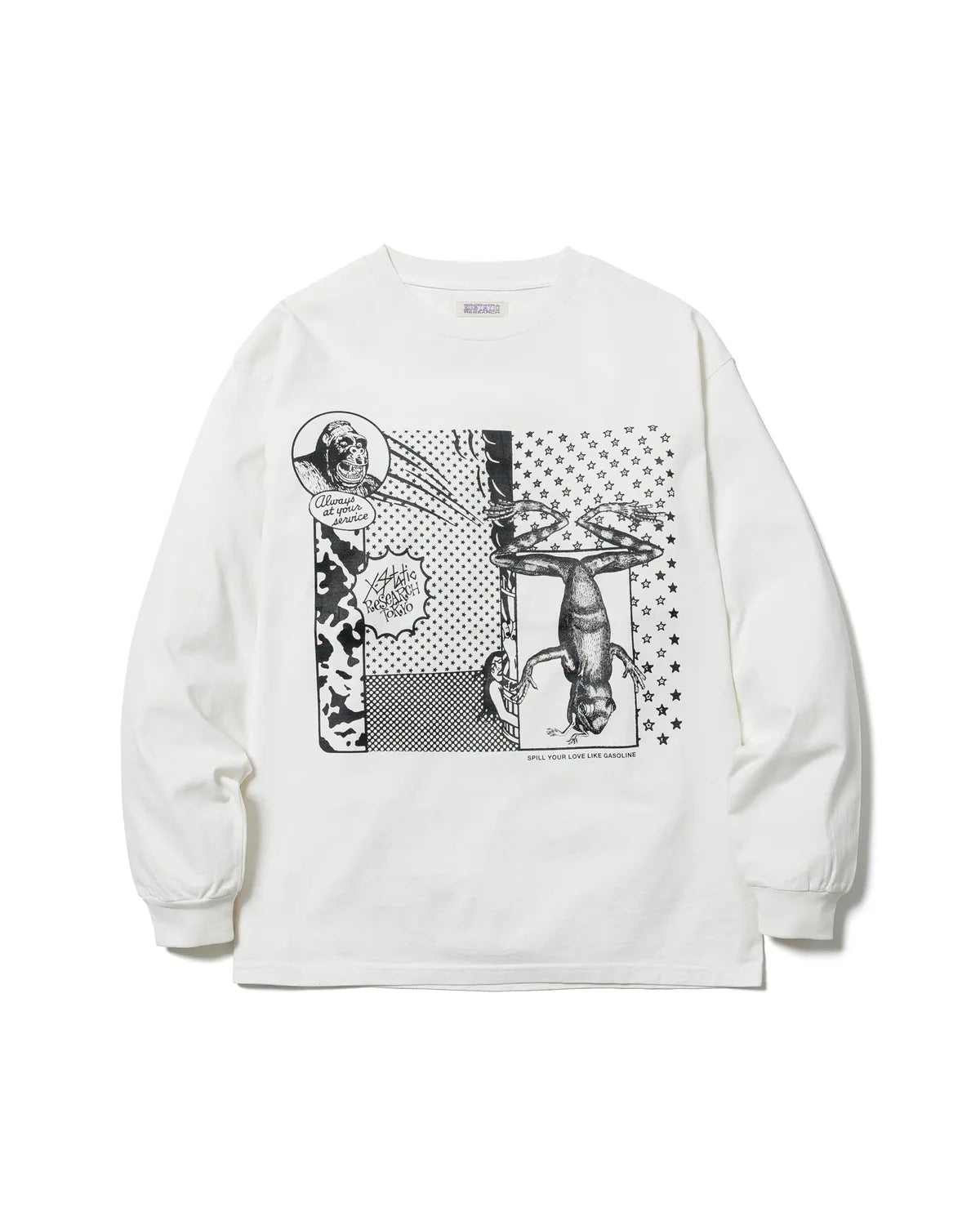 ECSTATIC RESEARCH / SERVICE L/S T-SHIRT (EC0011-0105)